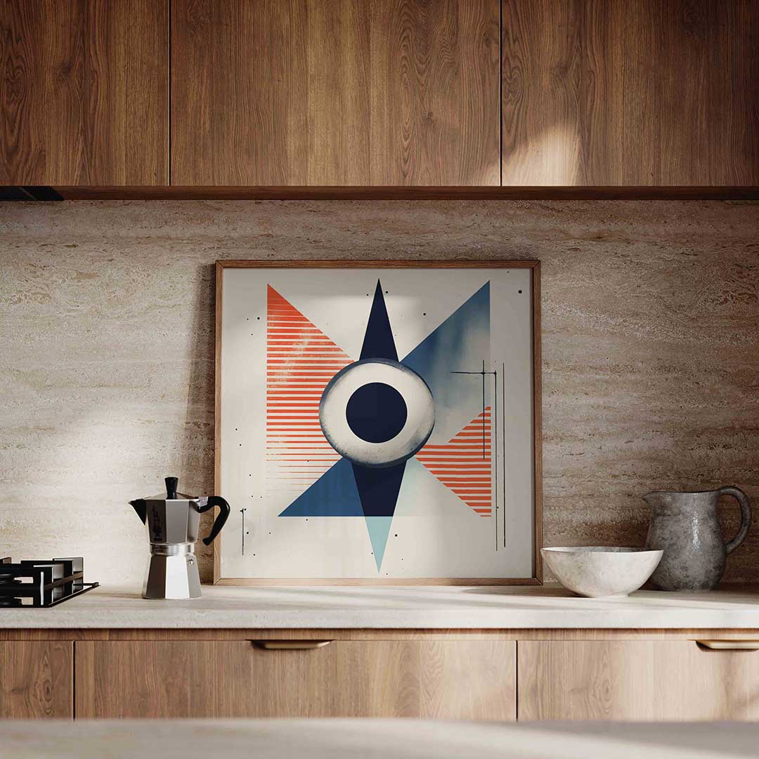 Abstracte vormen Poster