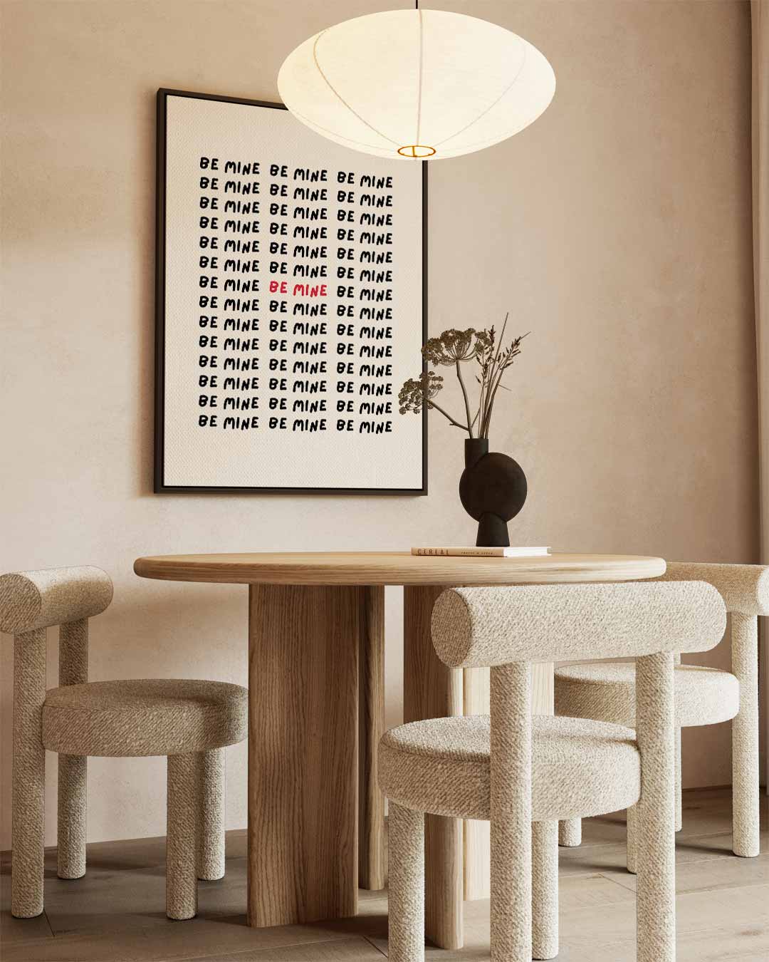 Liefdevolle Herhaling Kunstwerk-canvas-dibond-plexiglas-wanddecoratie-WallArtistic
