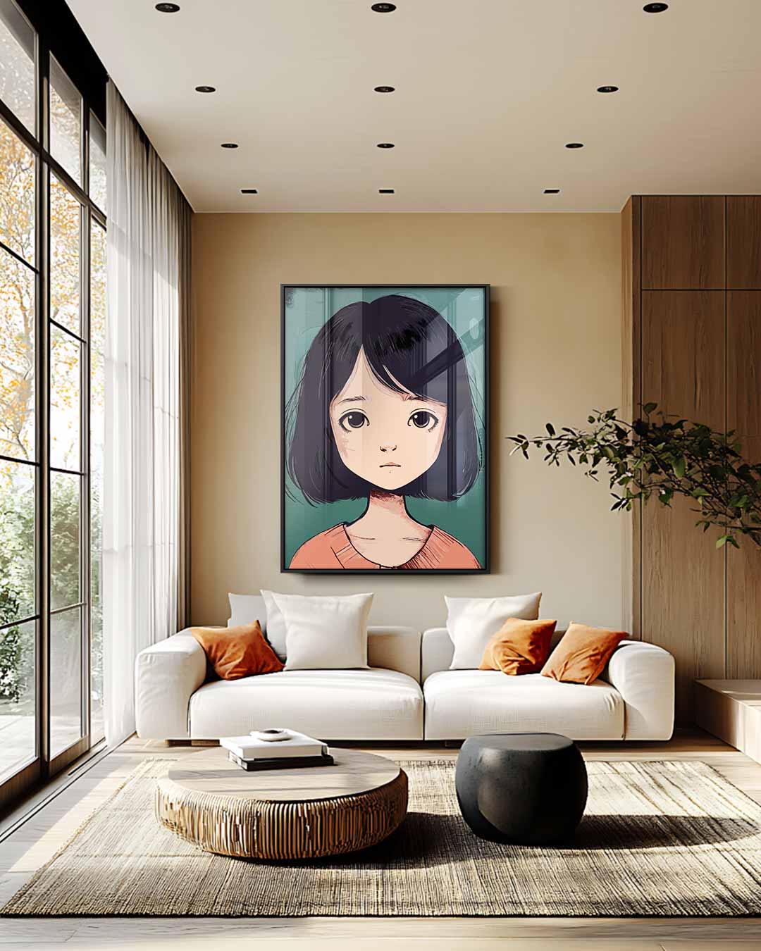 Abstract kunstwerk Kunstwerk-canvas-dibond-plexiglas-wanddecoratie-WallArtistic