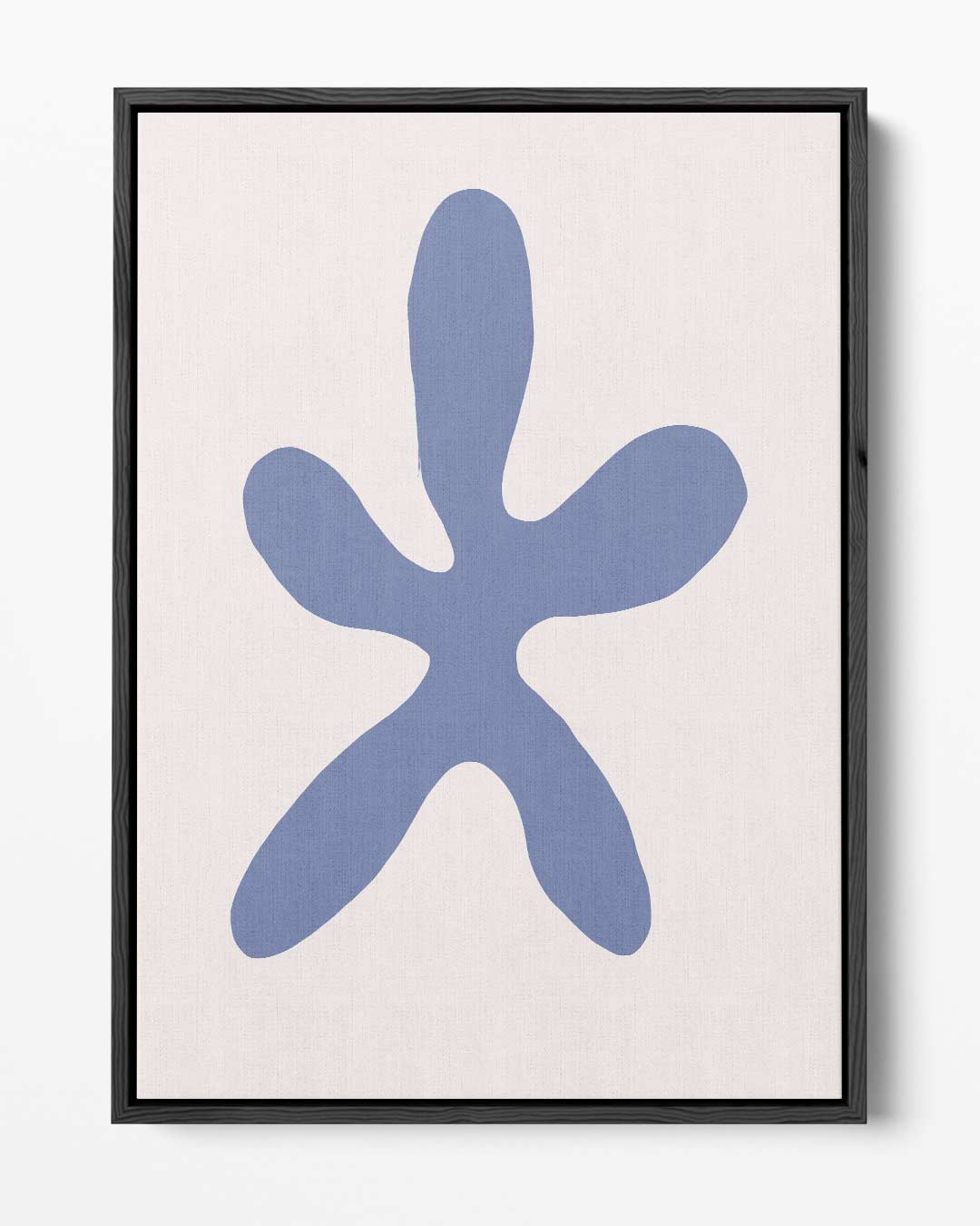 Bloemige Vormen Abstractie Kunstwerk-canvas-dibond-plexiglas-wanddecoratie-WallArtistic