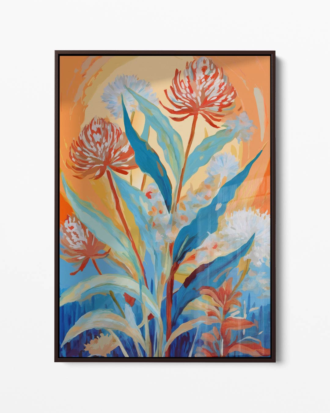 Zonnig Bloemenspektakel Kunstwerk-canvas-dibond-plexiglas-wanddecoratie-WallArtistic