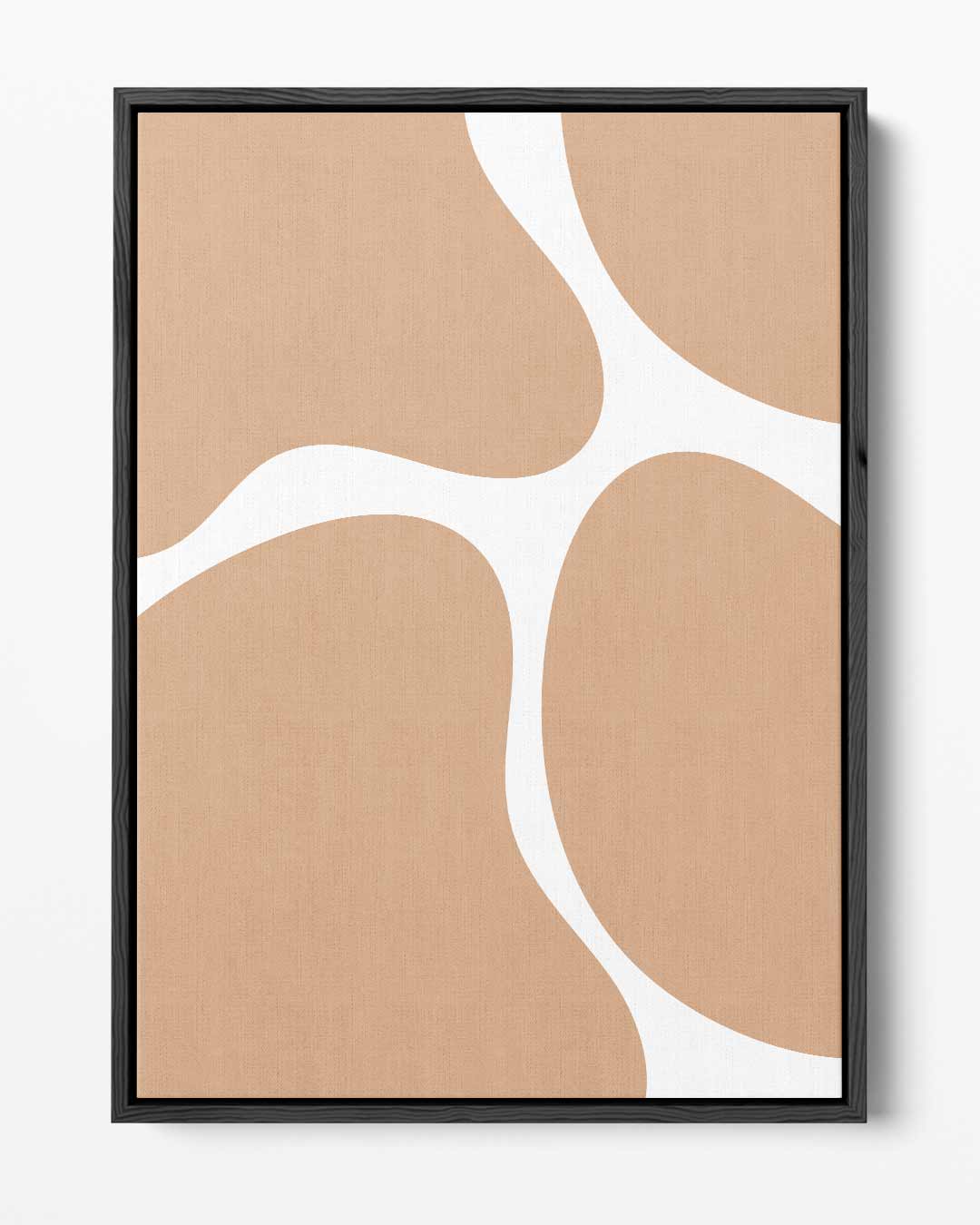 Zachte Aardetinten Abstract Kunstwerk-canvas-dibond-plexiglas-wanddecoratie-WallArtistic