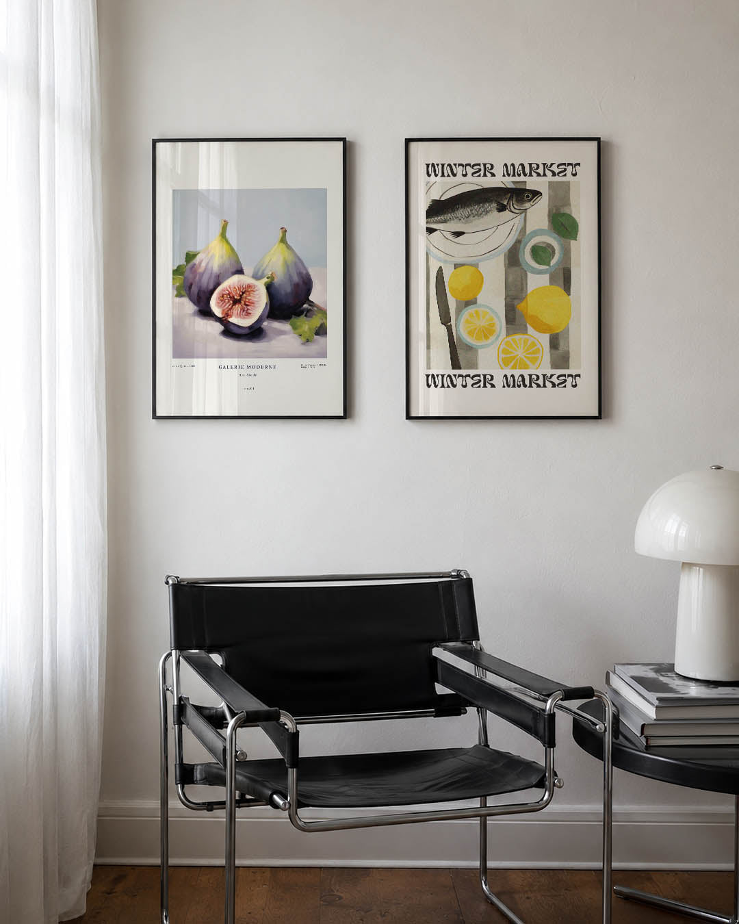 Vruchten en schaduw Posterset
