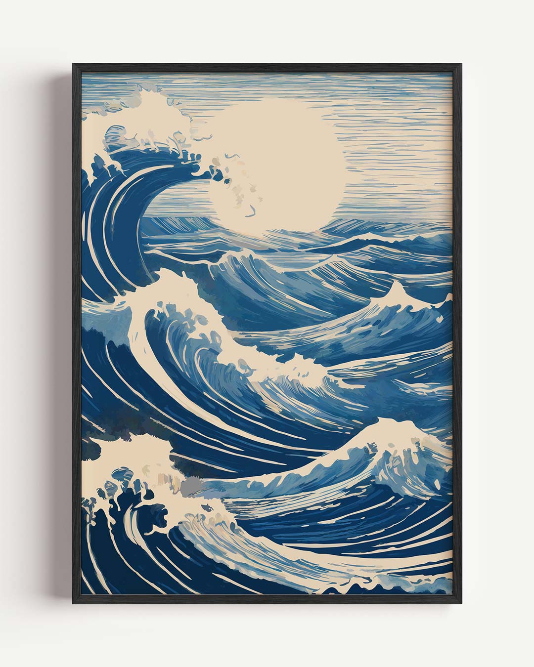Golvende Oceaankunst Poster