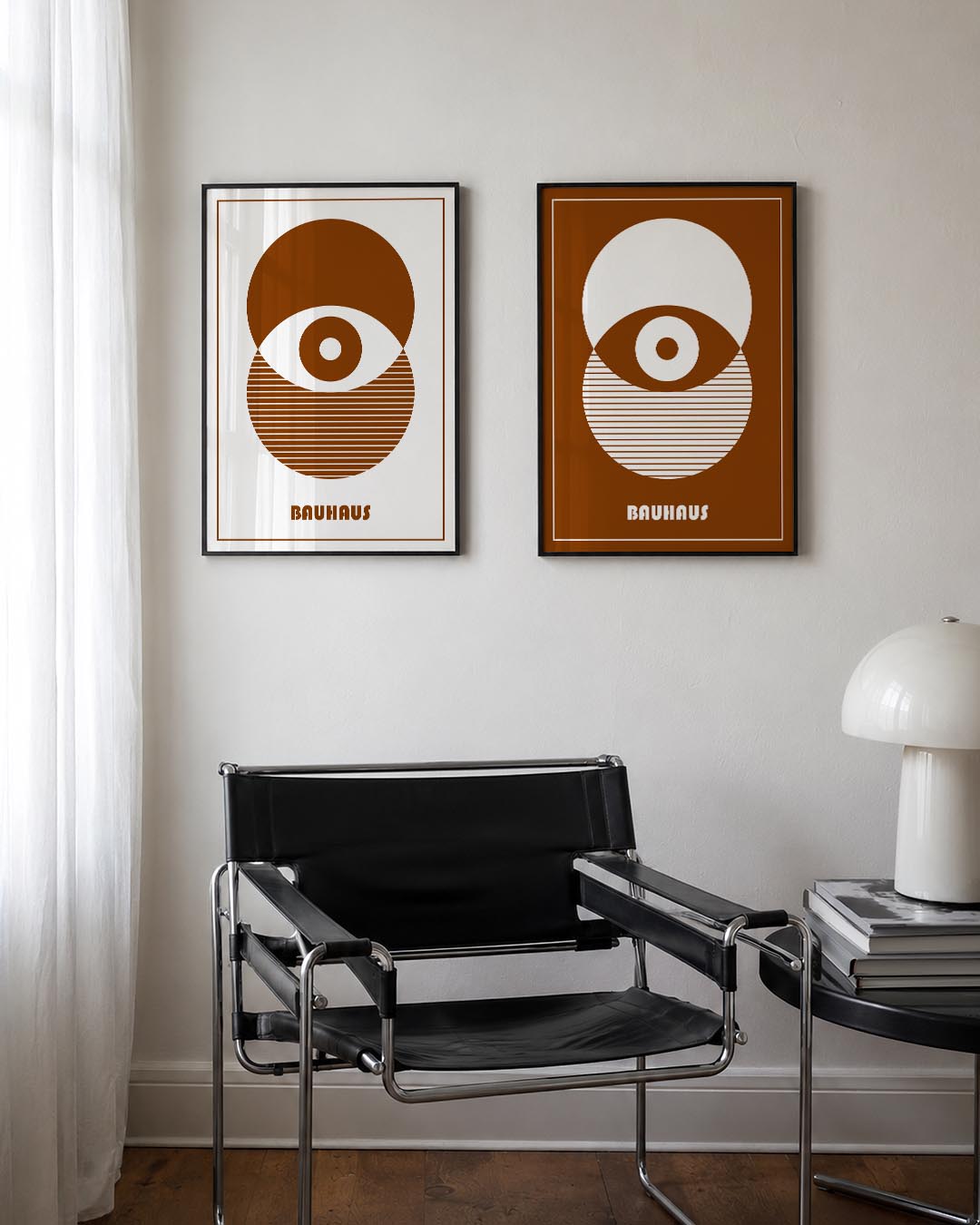 Cirkel en strepen Posterset