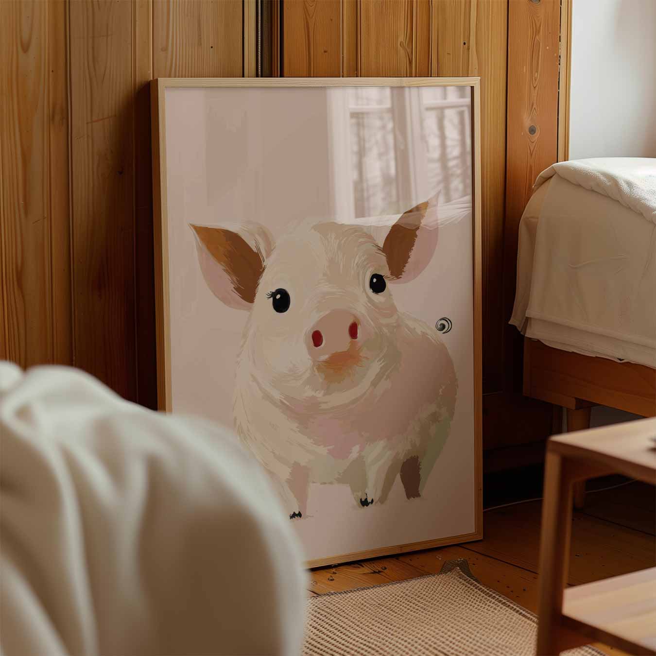 Schattige Varkensposter