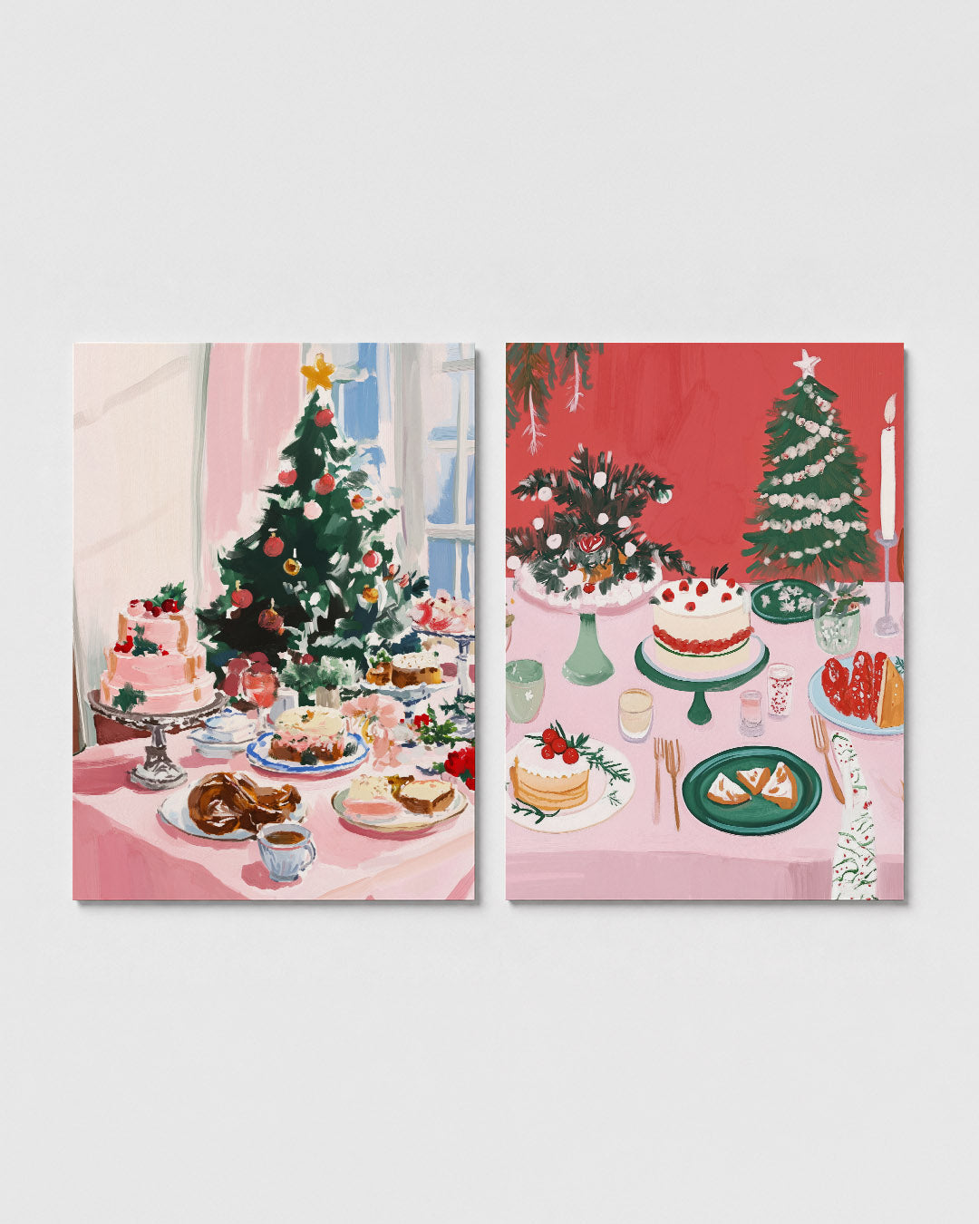 Feestelijke tafereel Posterset