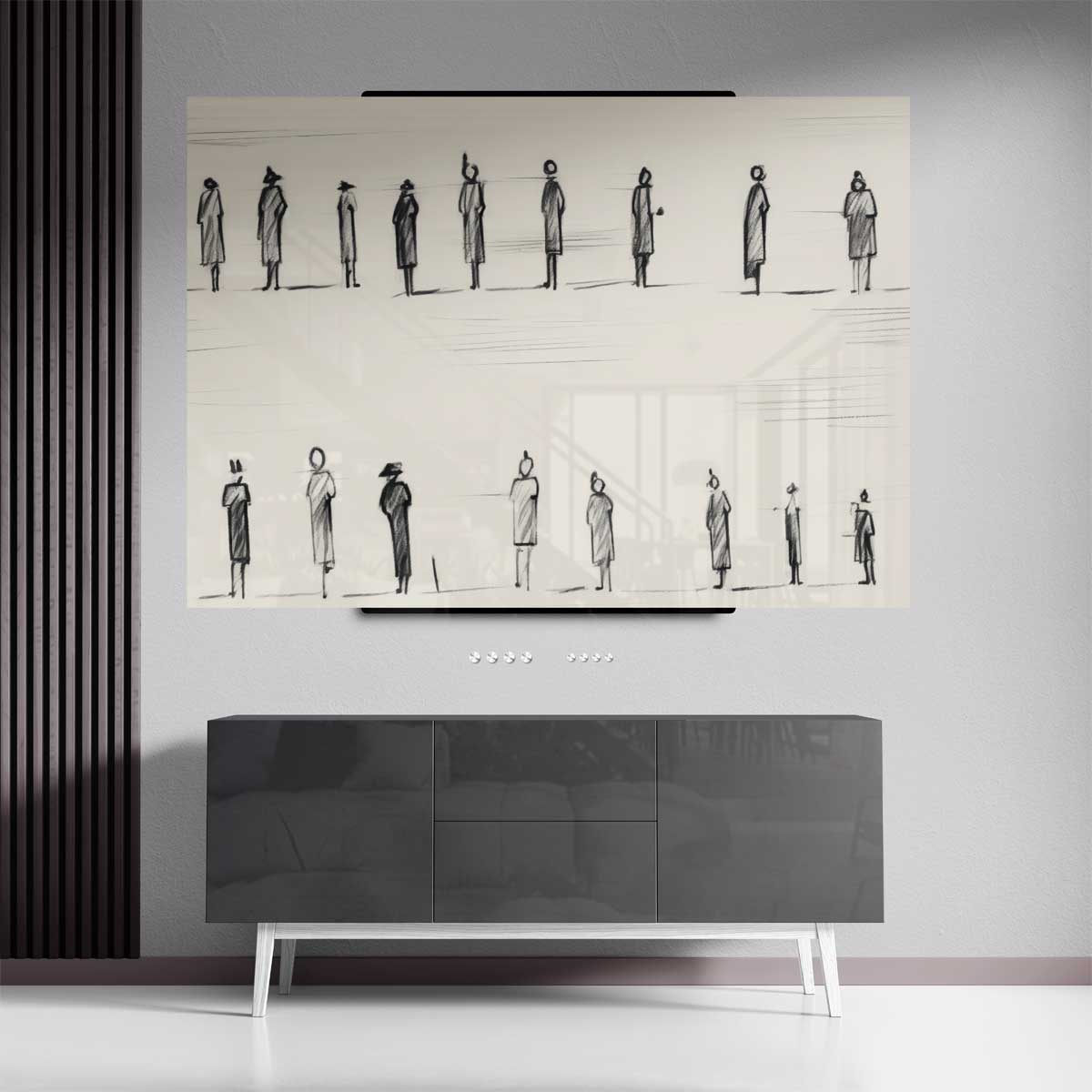 Stilte in Beweging Kunstwerk-canvas-dibond-plexiglas-wanddecoratie-WallArtistic