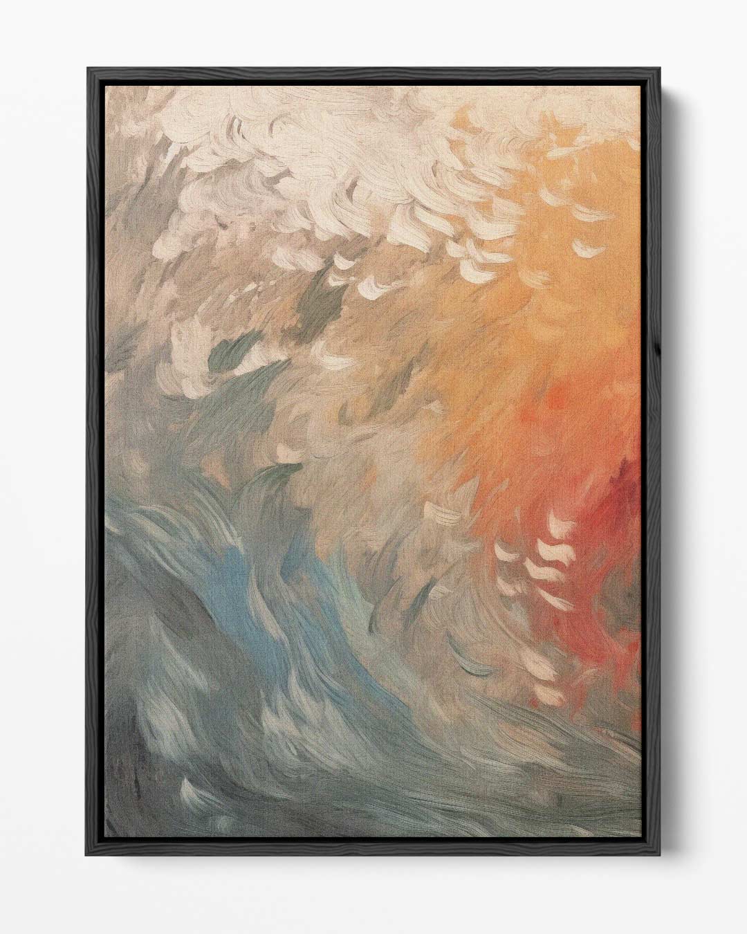 Vloed van Kleuren Kunstwerk-canvas-dibond-plexiglas-wanddecoratie-WallArtistic