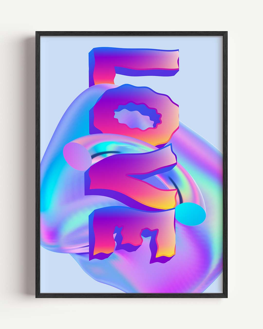 Kleurvolle Abstractie Poster