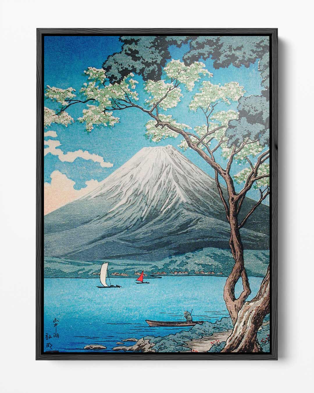 Serene Bergezichten bij de Berg Kunstwerk-canvas-dibond-plexiglas-wanddecoratie-WallArtistic