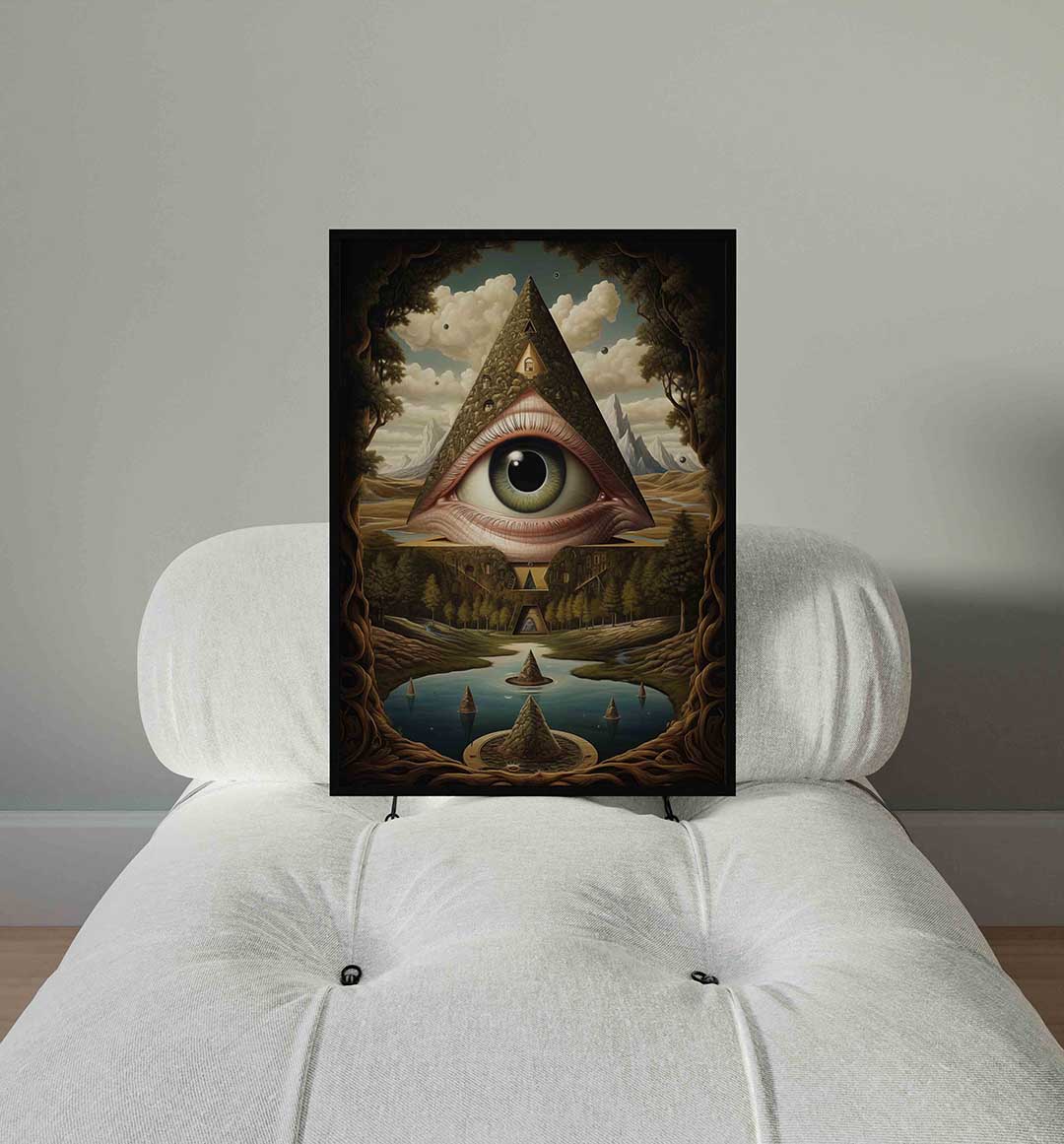 Oog in piramide Poster