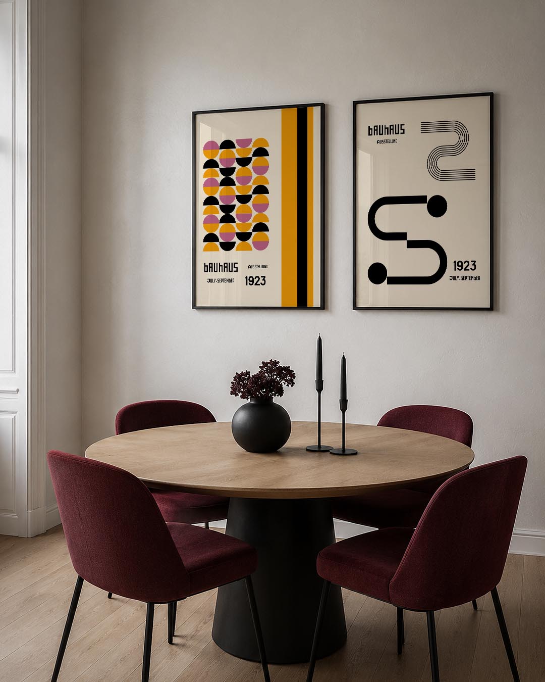 Vormen en vlakkenspel Posterset
