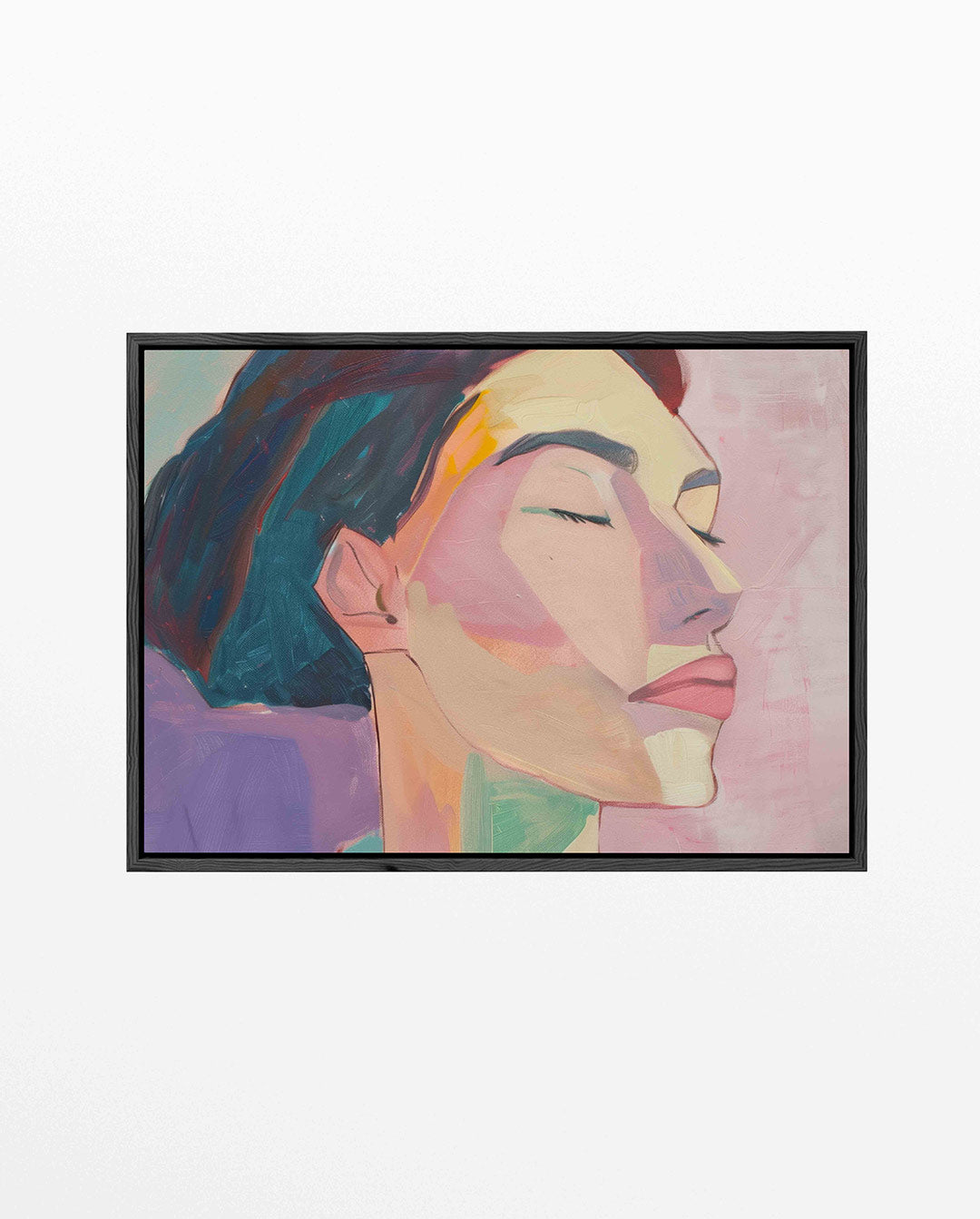 Dromerige portretkleuren Kunstwerk