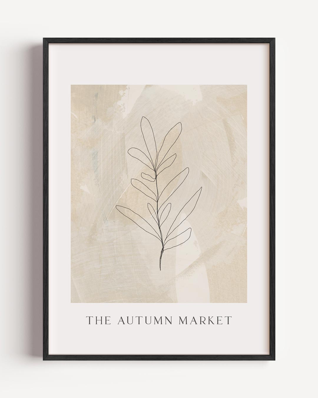 Minimalistische Herfstposter-WallArtistic