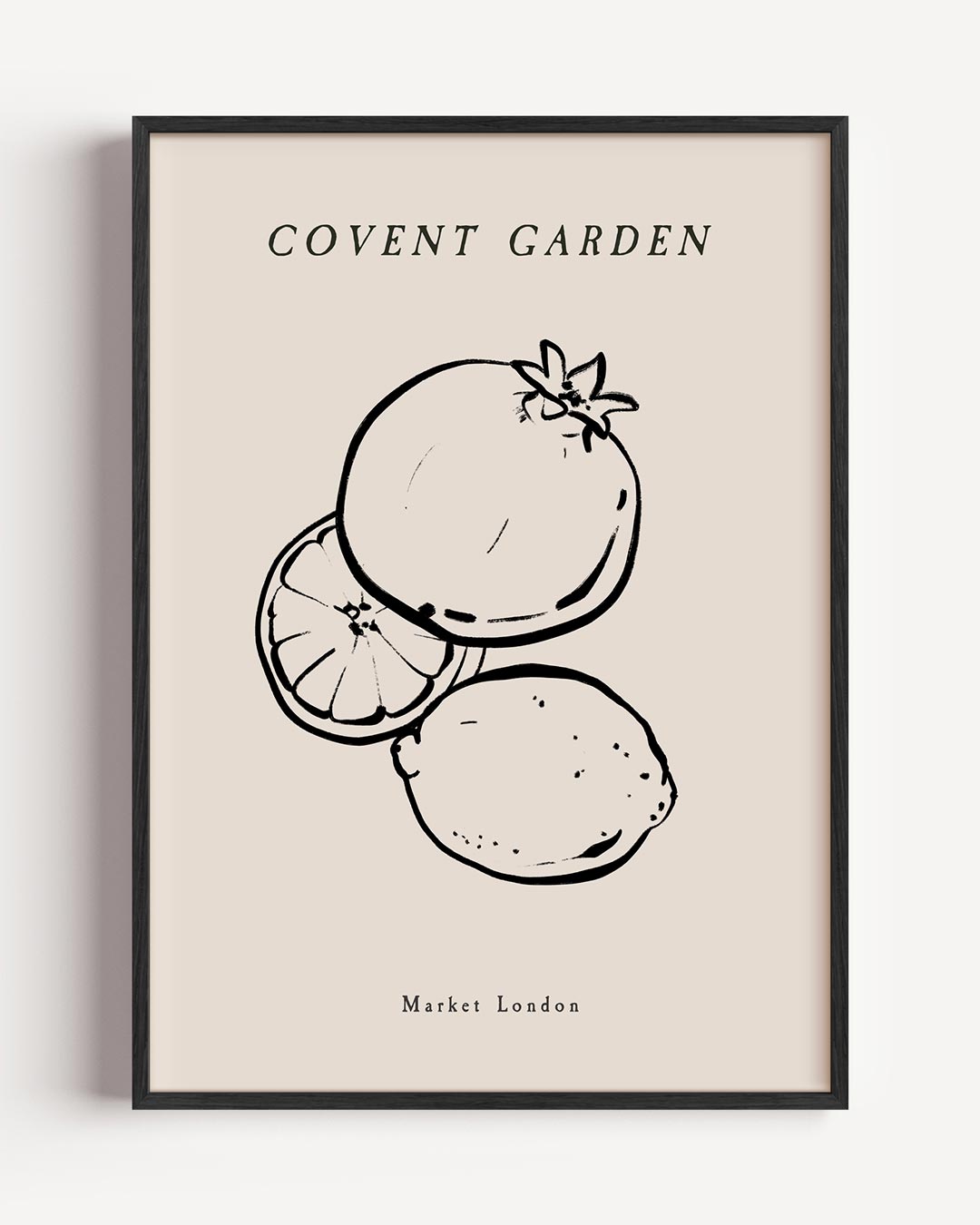 Covent Garden Fruitkunst Poster-WallArtistic