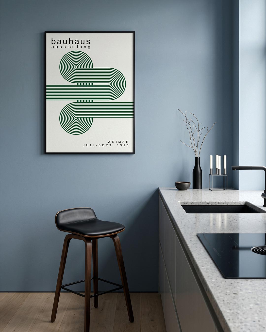 Lijnenspel en vormen Poster