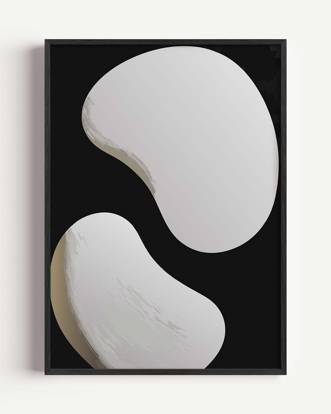 Yin Yang Minimalistische Poster