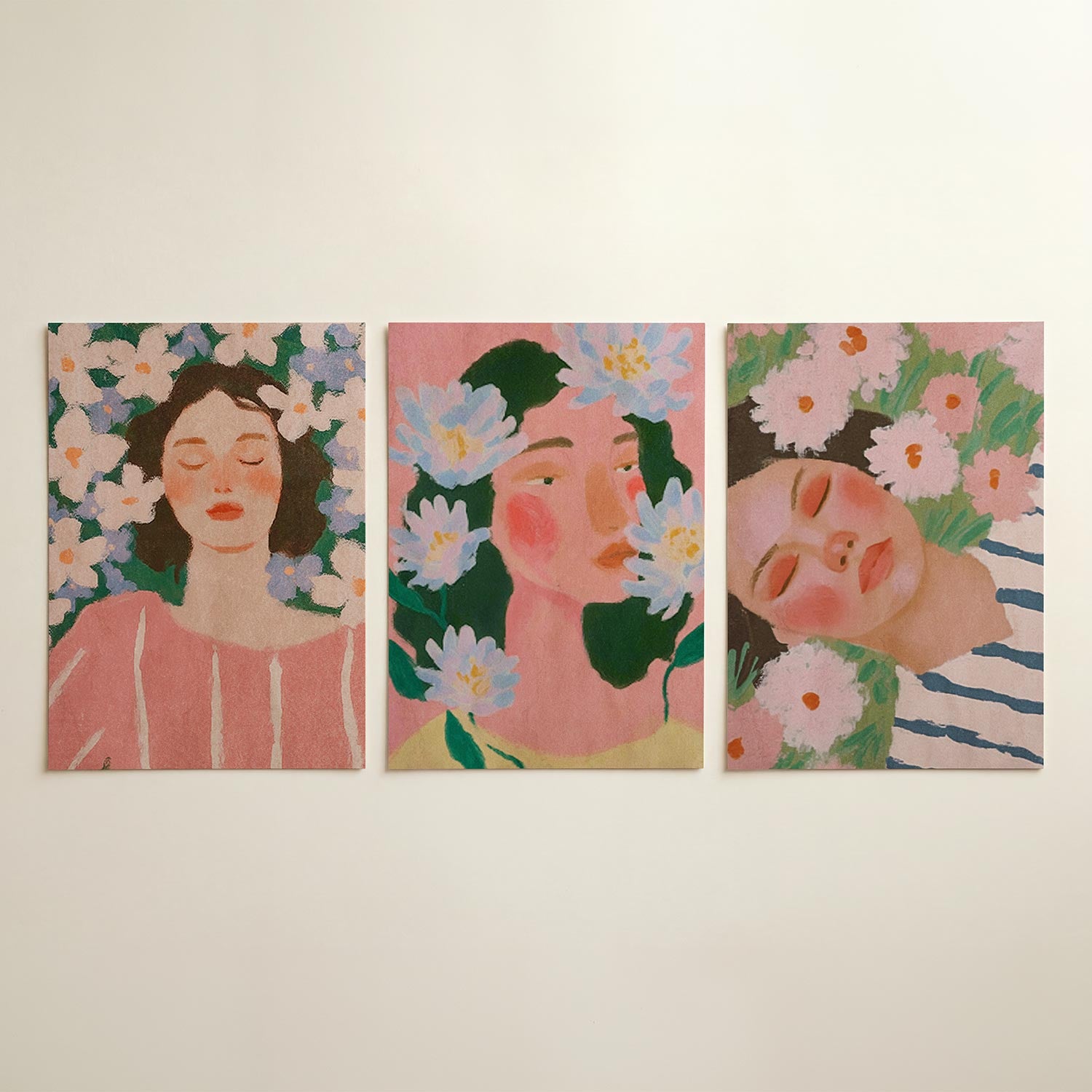 Bloemen en rust Posterset
