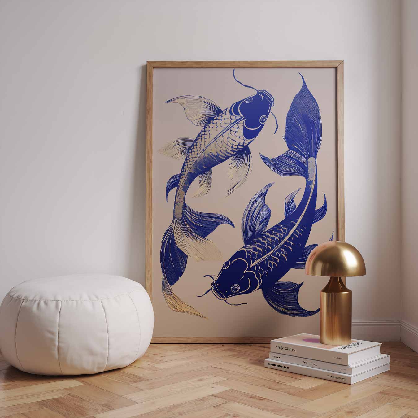 Elegante Koi Vis Poster