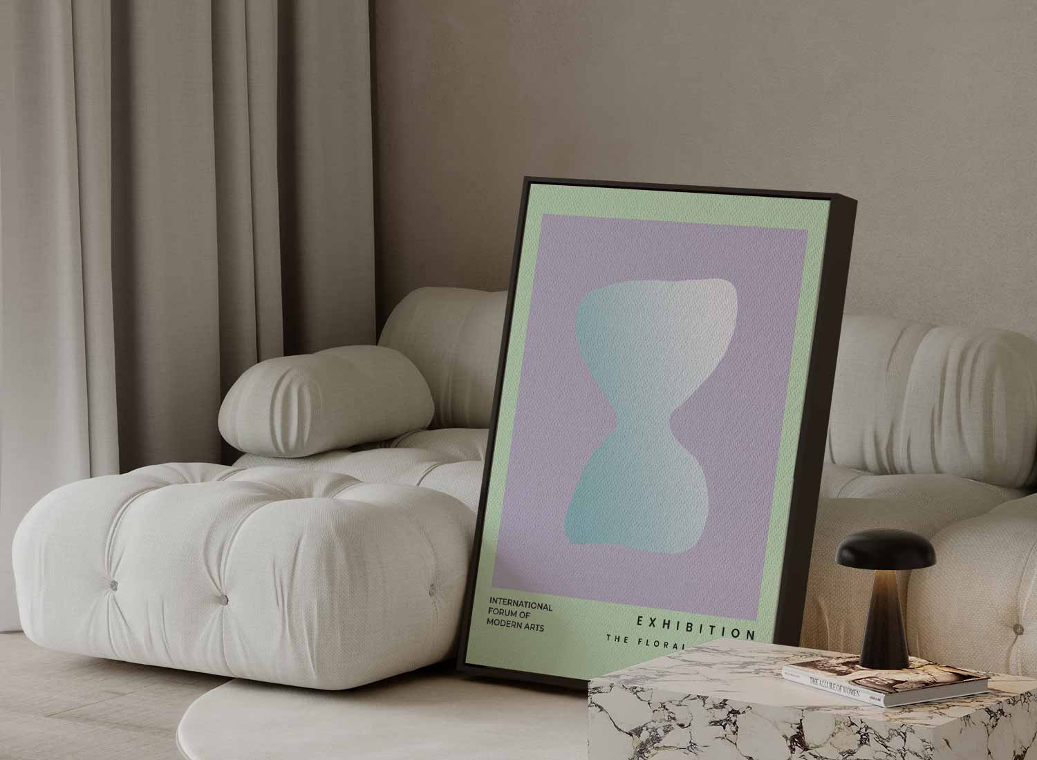 De Bloemenbibliotheek Expositie Poster