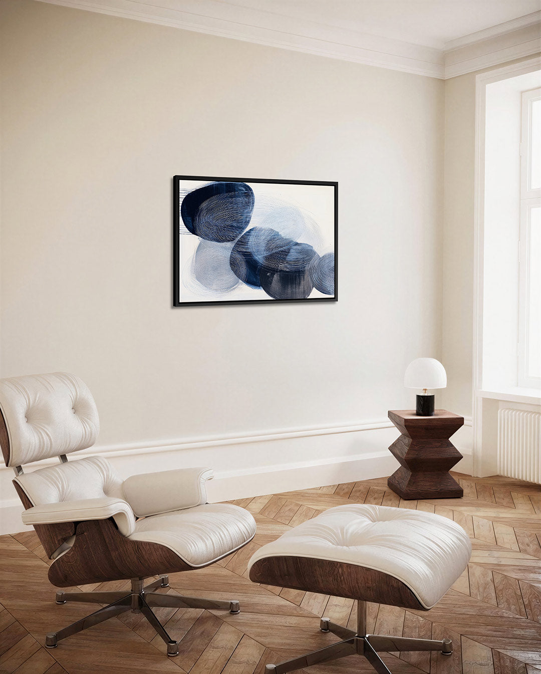 Cirkelvormige lijnen Kunstwerk