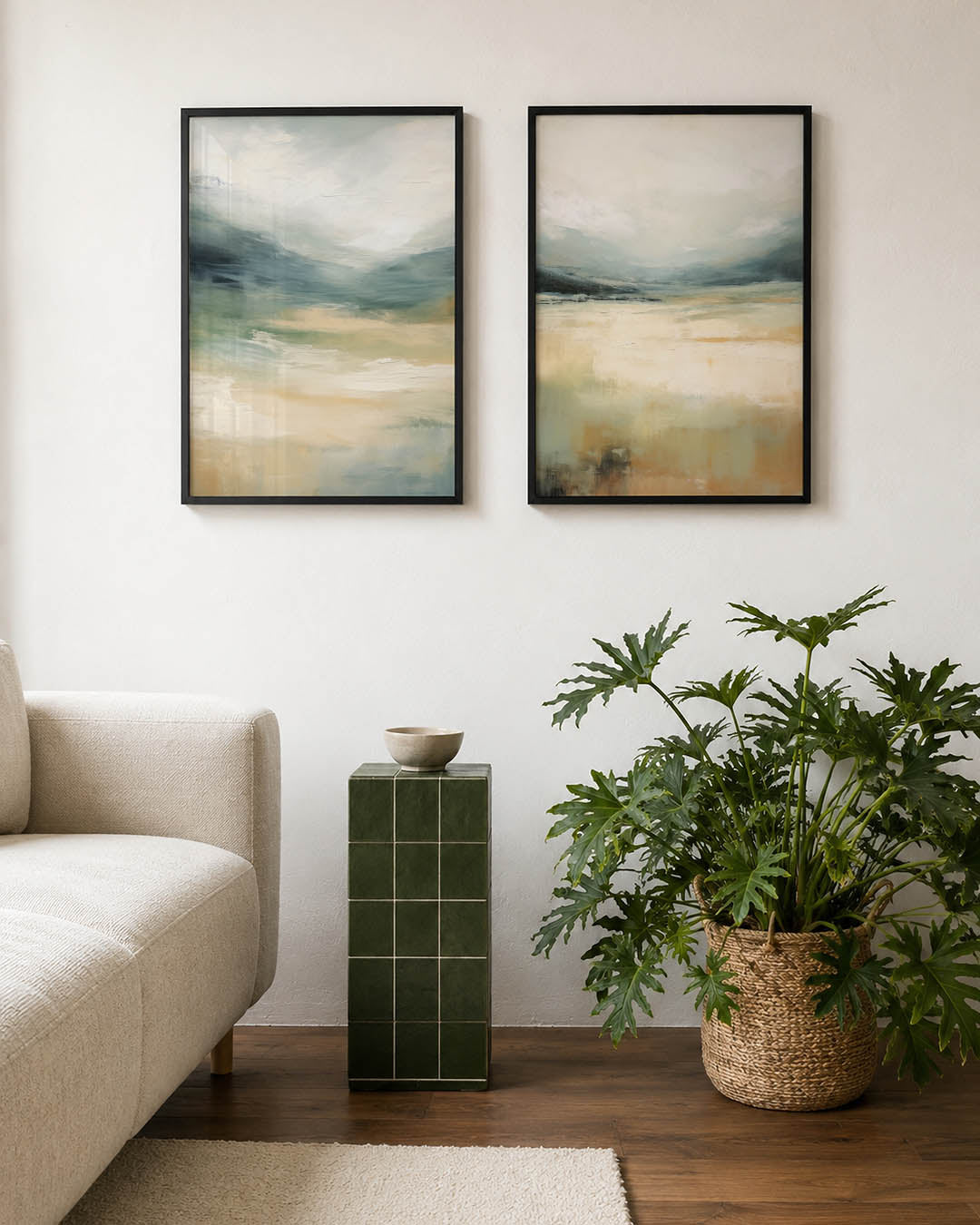 Vloeiende kleurovergangen Posterset