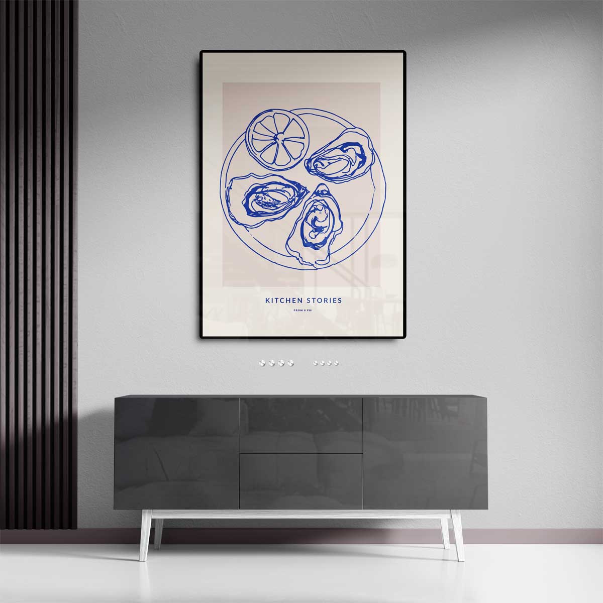 Streken op een Bord Kunstwerk-canvas-dibond-plexiglas-wanddecoratie-WallArtistic