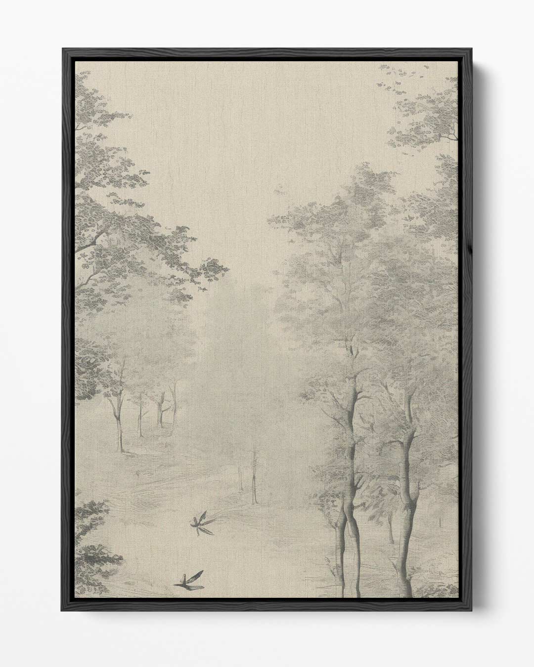 Mystieke Boswandeling Kunstwerk-canvas-dibond-plexiglas-wanddecoratie-WallArtistic