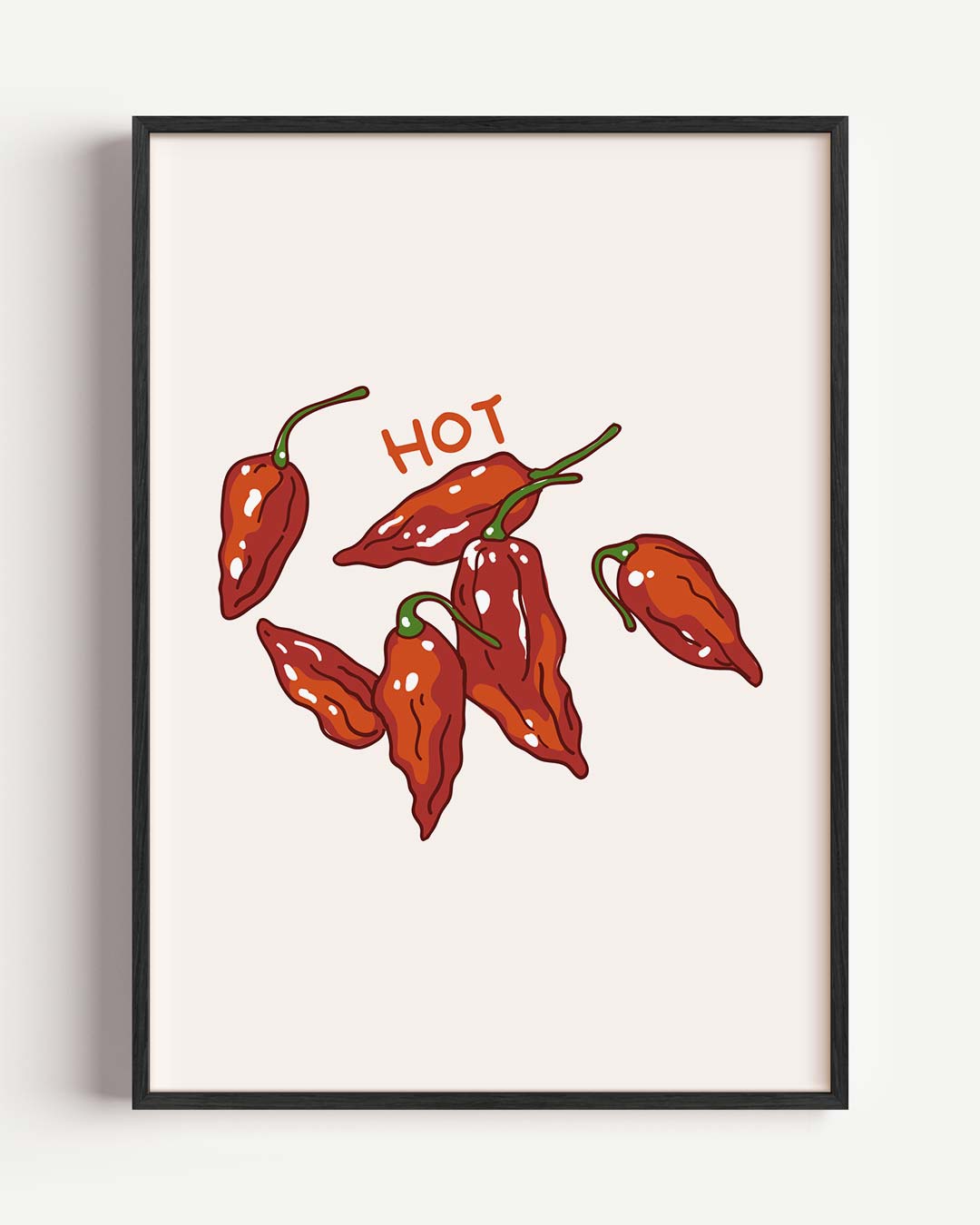 Spicy Paprika Art Poster