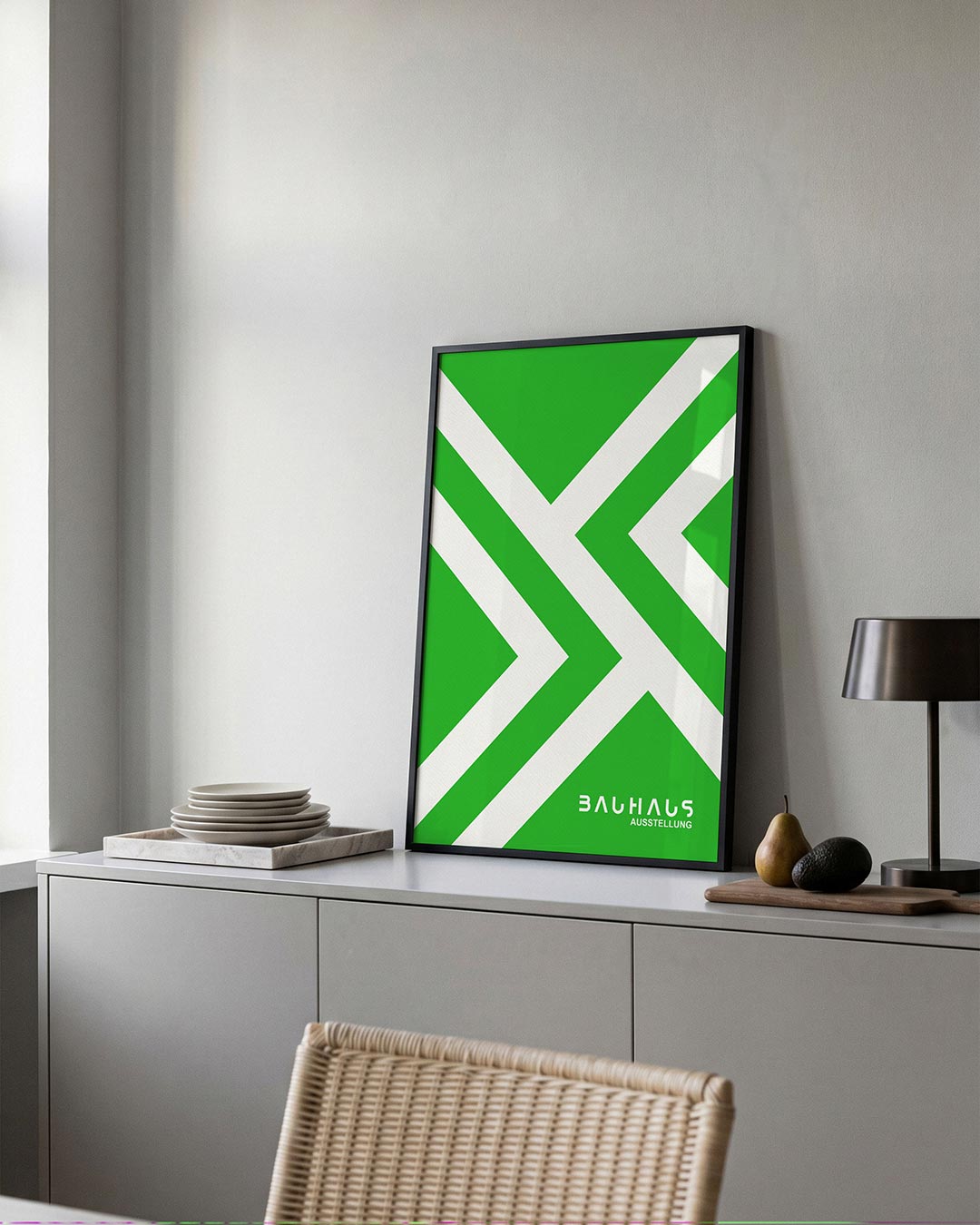 Lijnenspel en kleur Poster