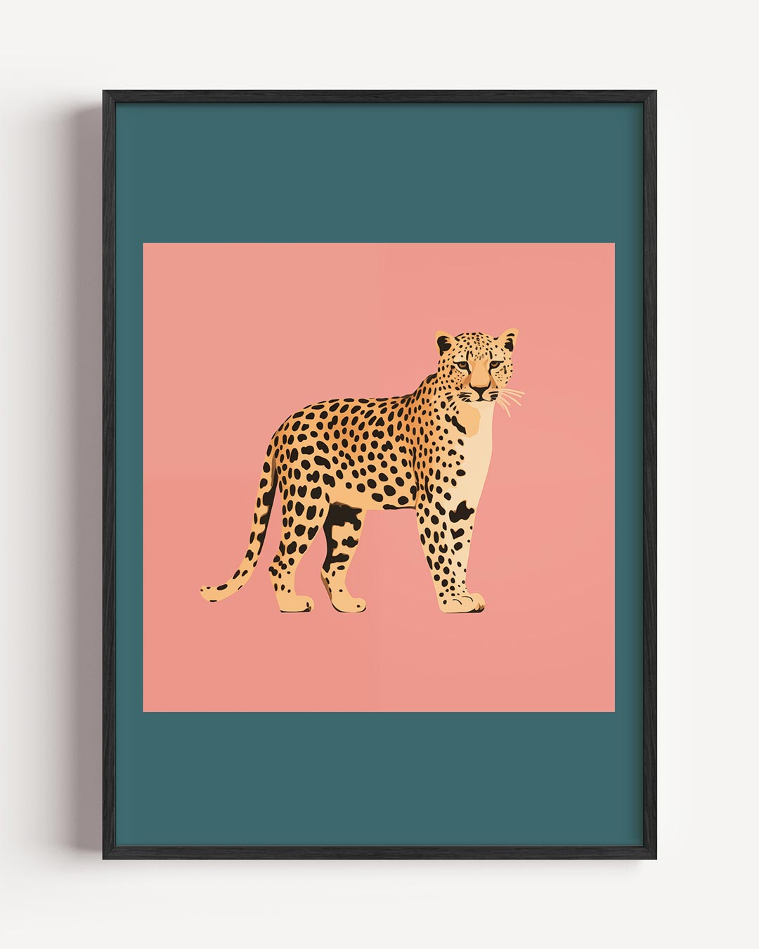 Stijlvolle Luipaard Poster-WallArtistic