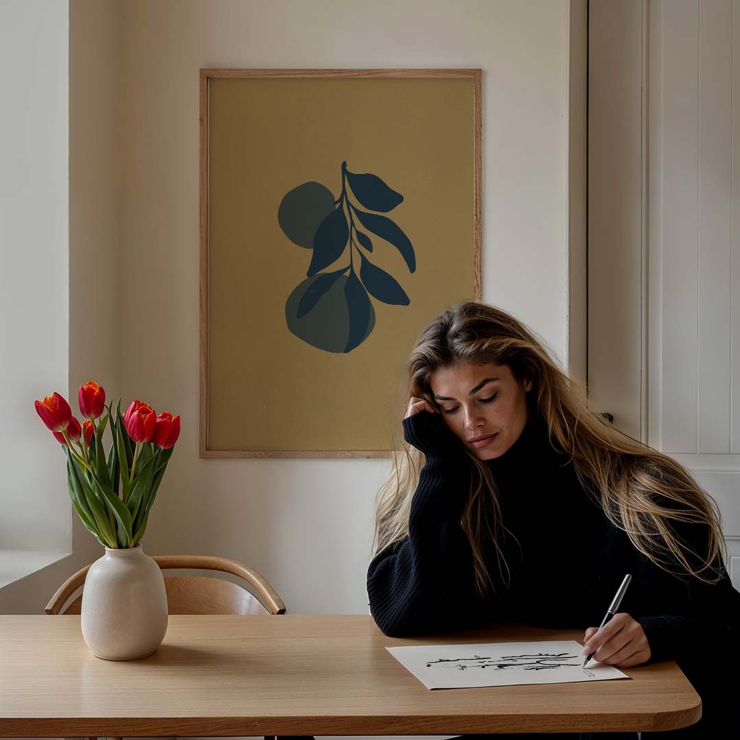 Botanische Elegant Poster-WallArtistic