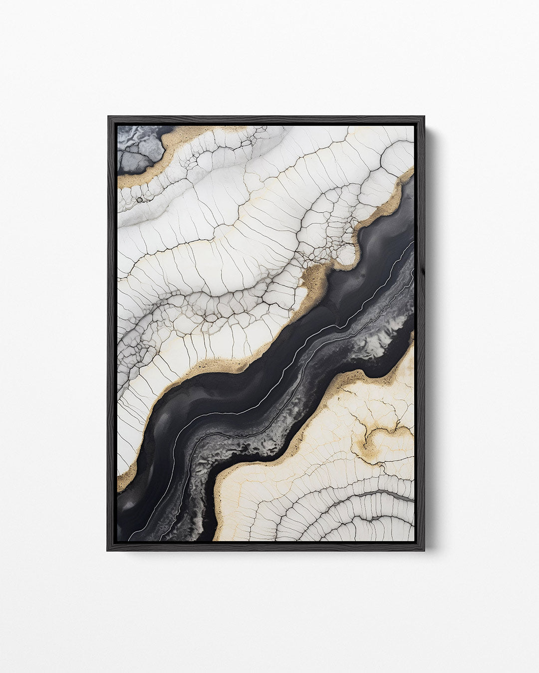 Organische lijnen compositie Kunstwerk