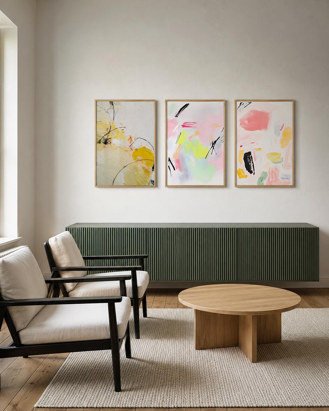 Kleur en lijnenspel Posterset