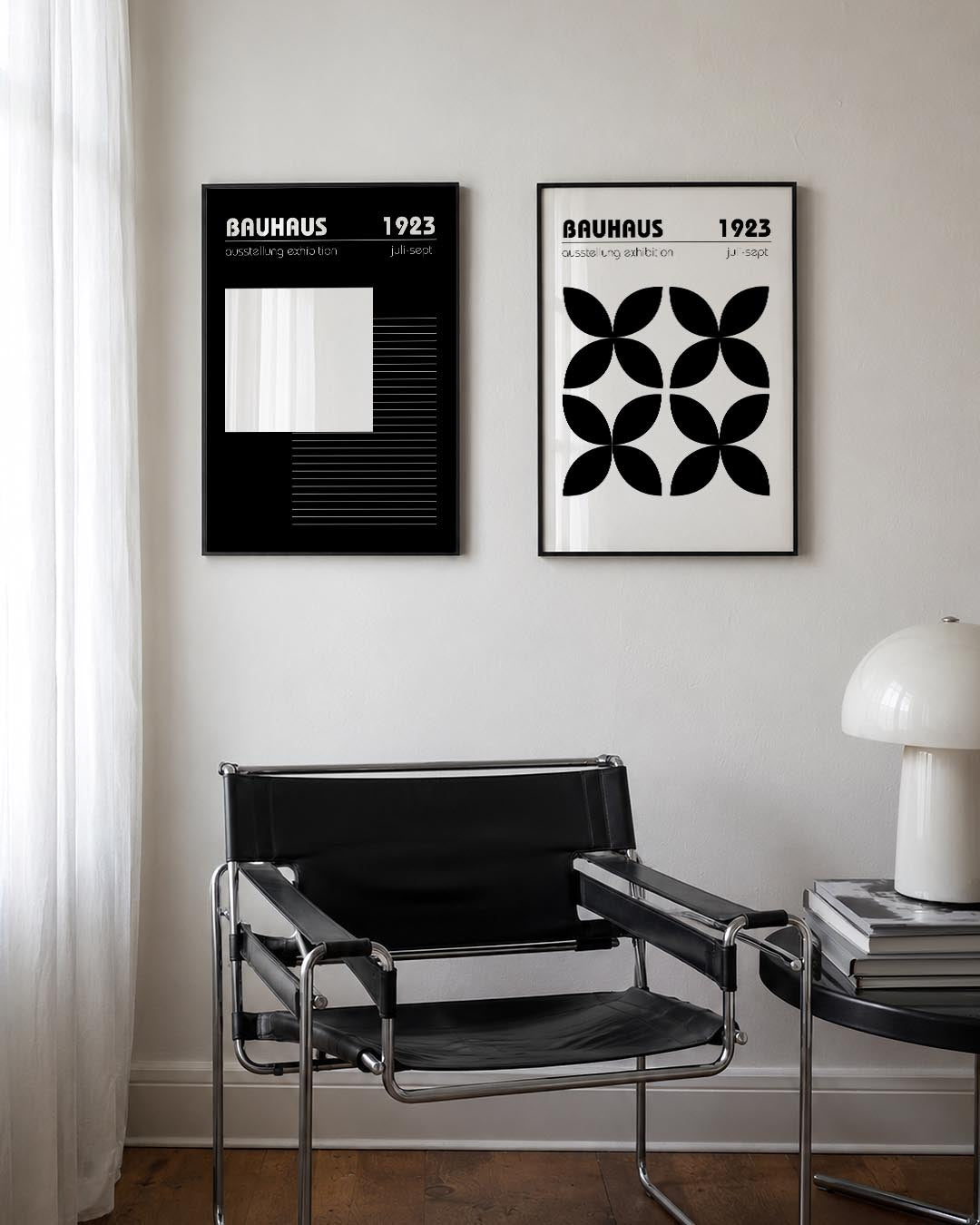 Lijnen en vlakkenspel Posterset
