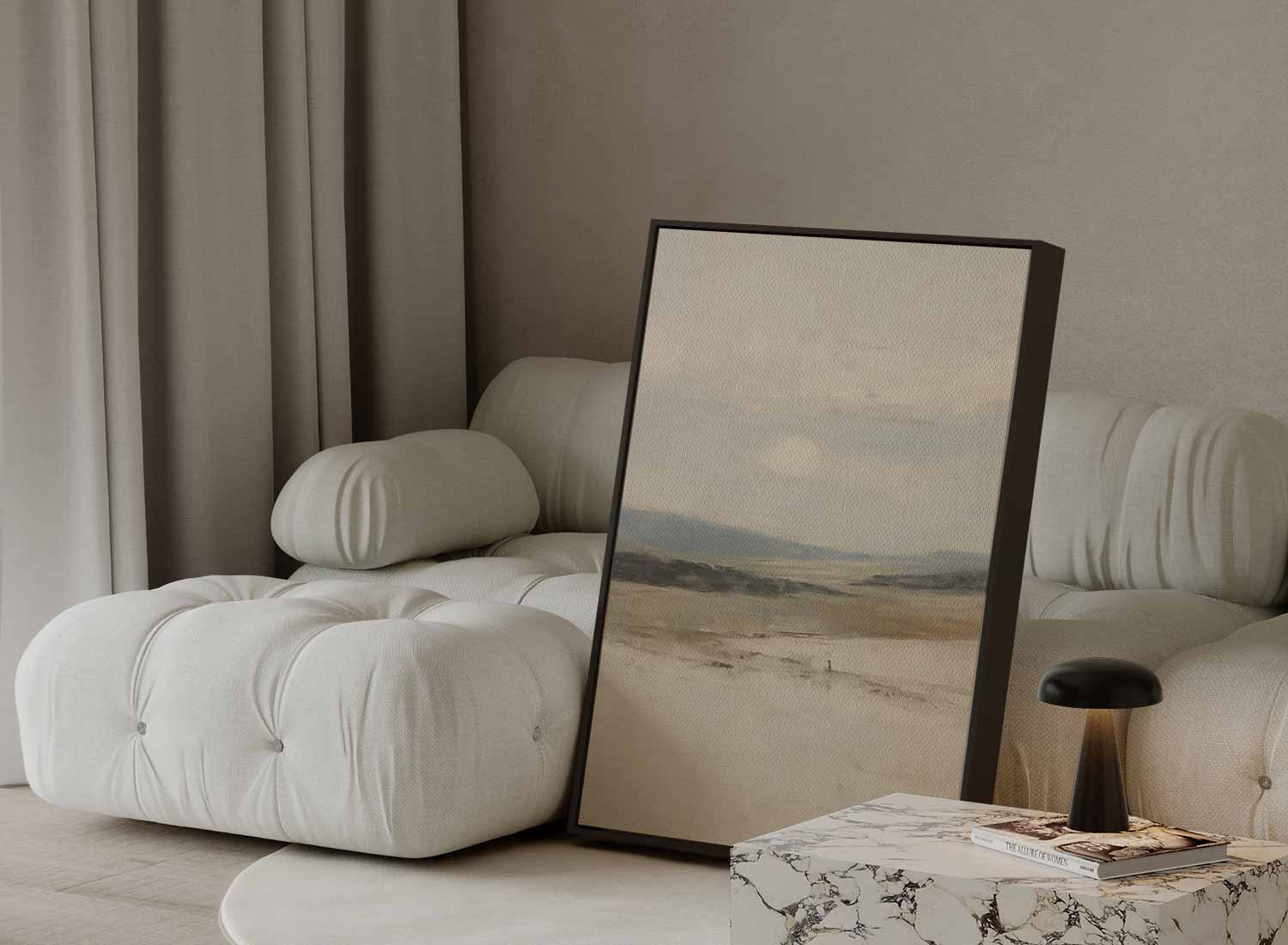 Zachte Vergezichten Kunstwerk-canvas-dibond-plexiglas-wanddecoratie-WallArtistic