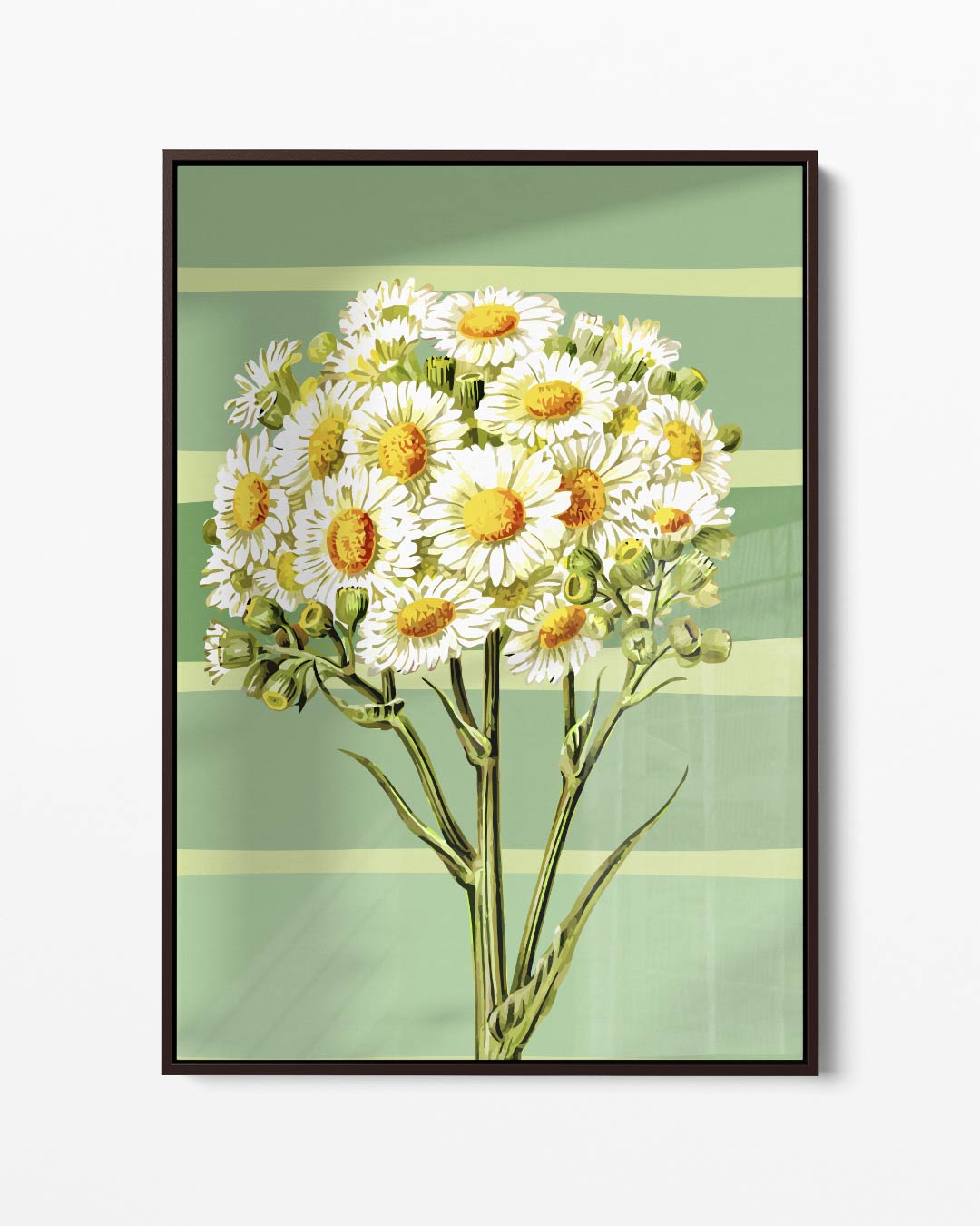 Frisse Margrietjes in de Herfst Kunstwerk-canvas-dibond-plexiglas-wanddecoratie-WallArtistic