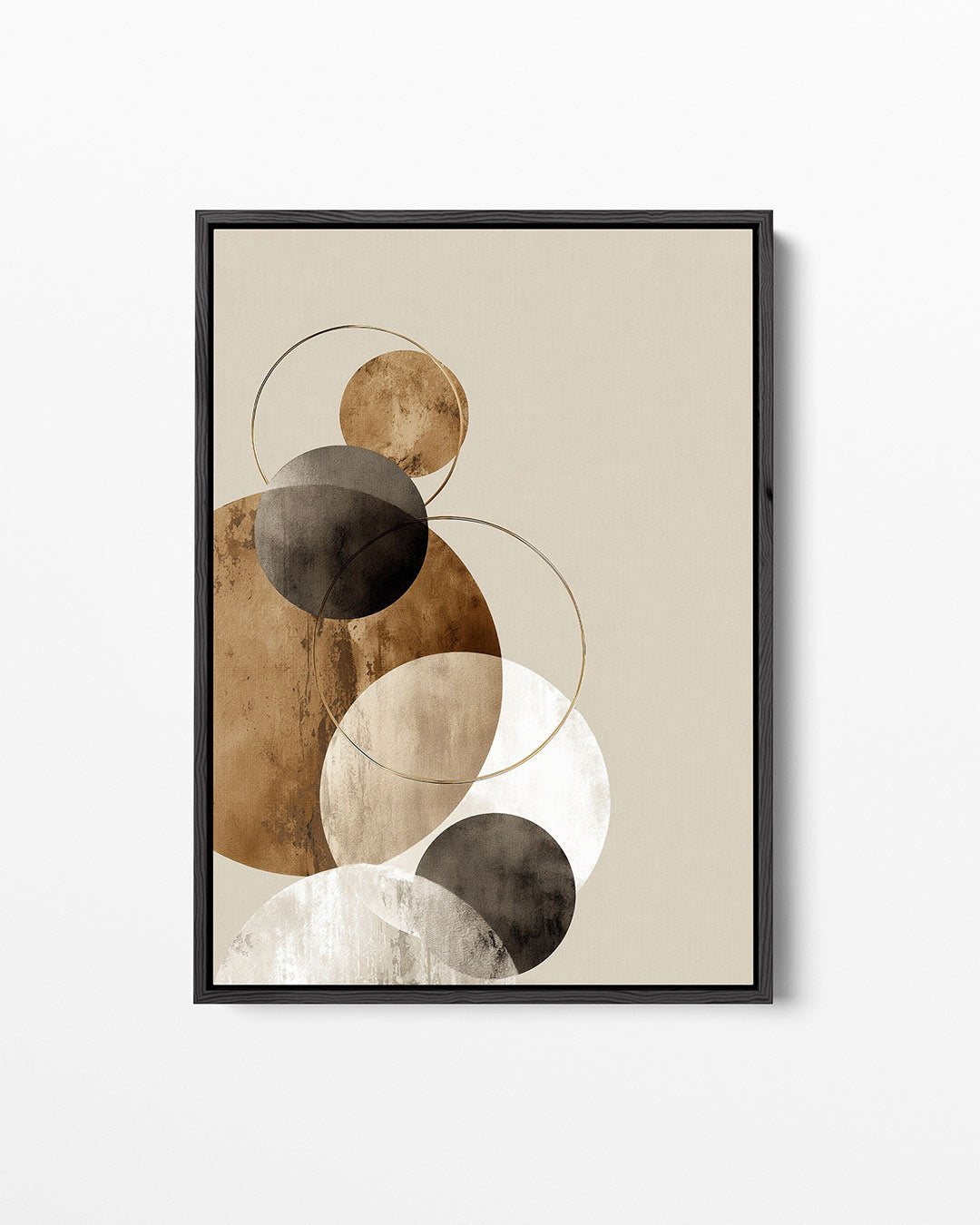 Geometrische cirkelcompositie Kunstwerk