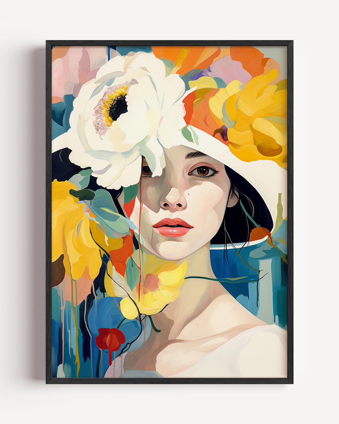 Bloemenpracht Portretposter-WallArtistic