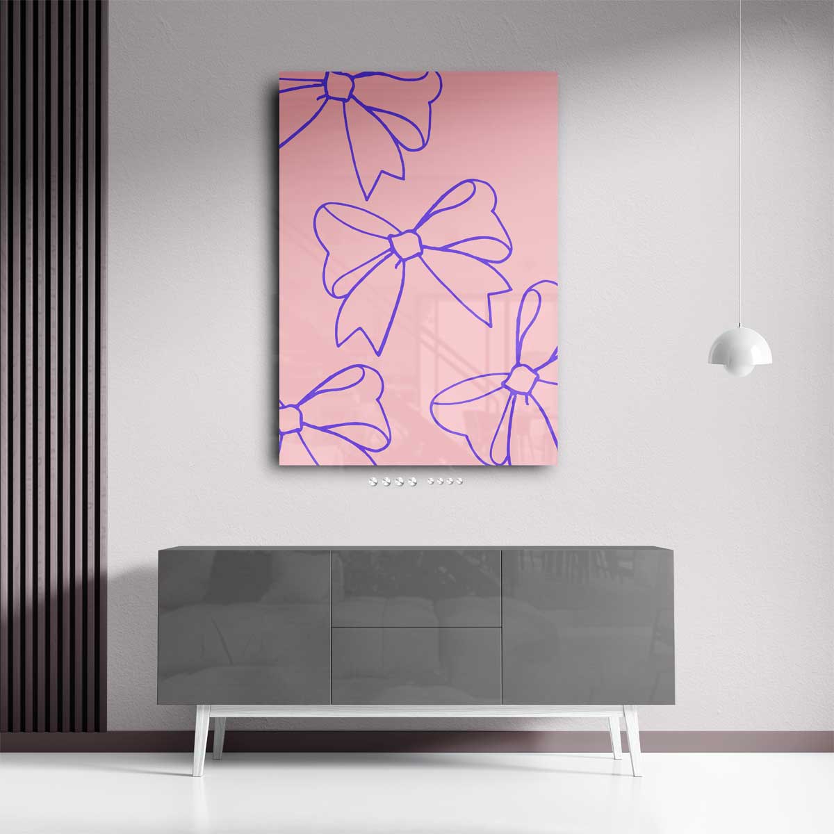 Speelse Strikjes Kunstwerk-canvas-dibond-plexiglas-wanddecoratie-WallArtistic