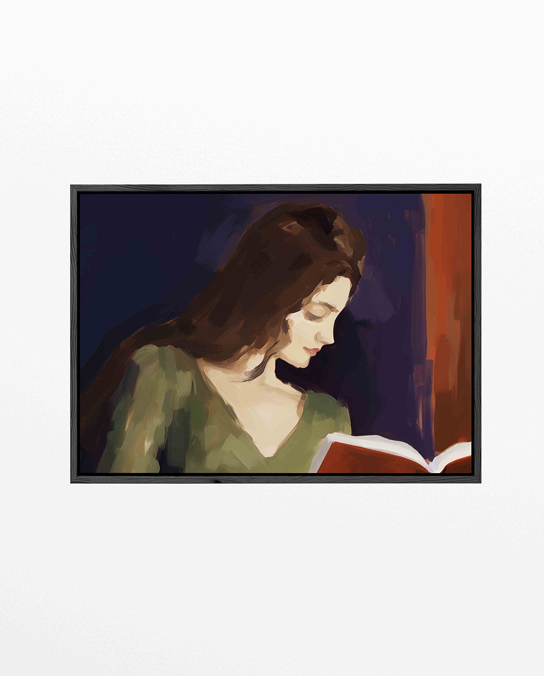 Lezende vrouw Kunstwerk