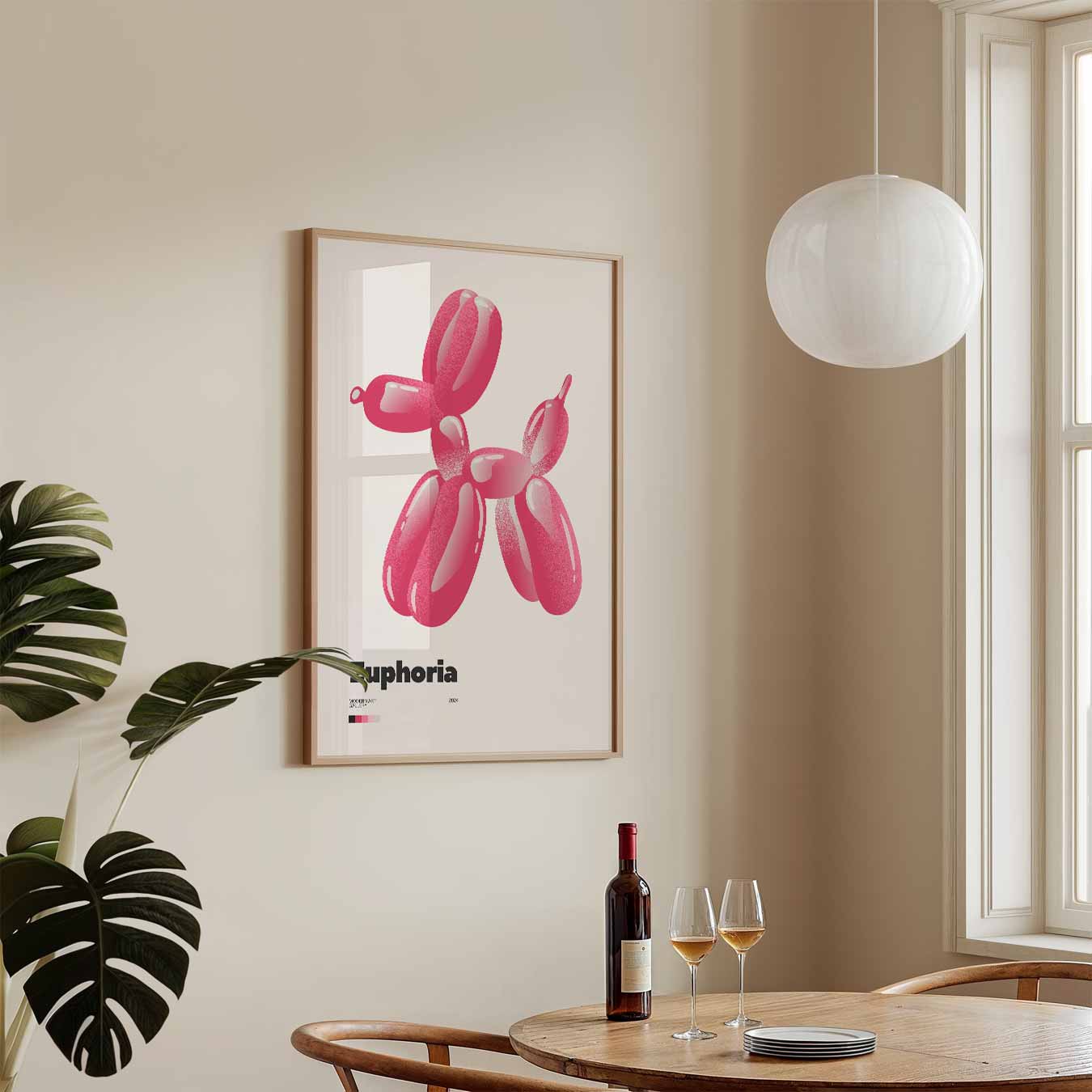 Balloon Hondje Poster
