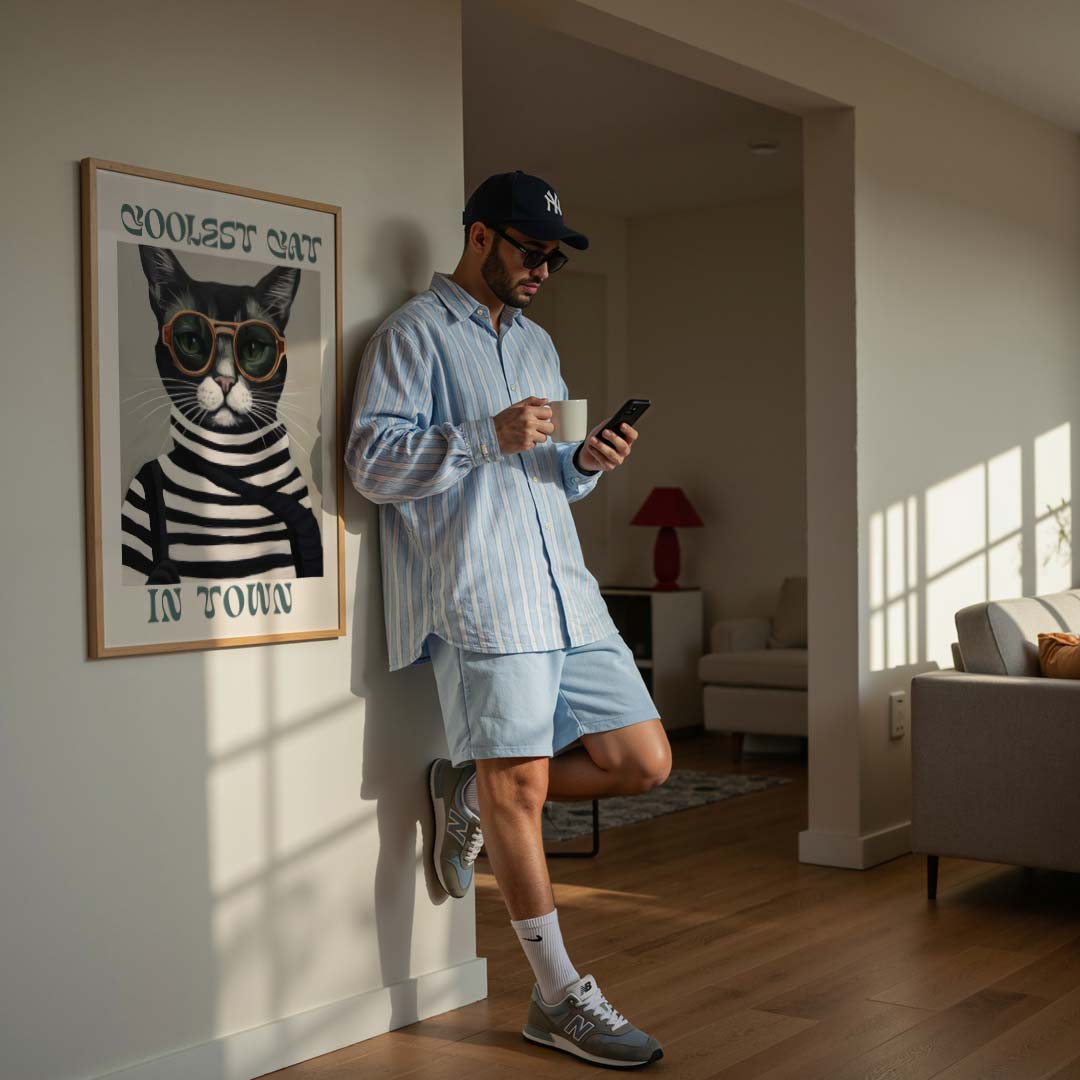 Cool Cat Poster-WallArtistic
