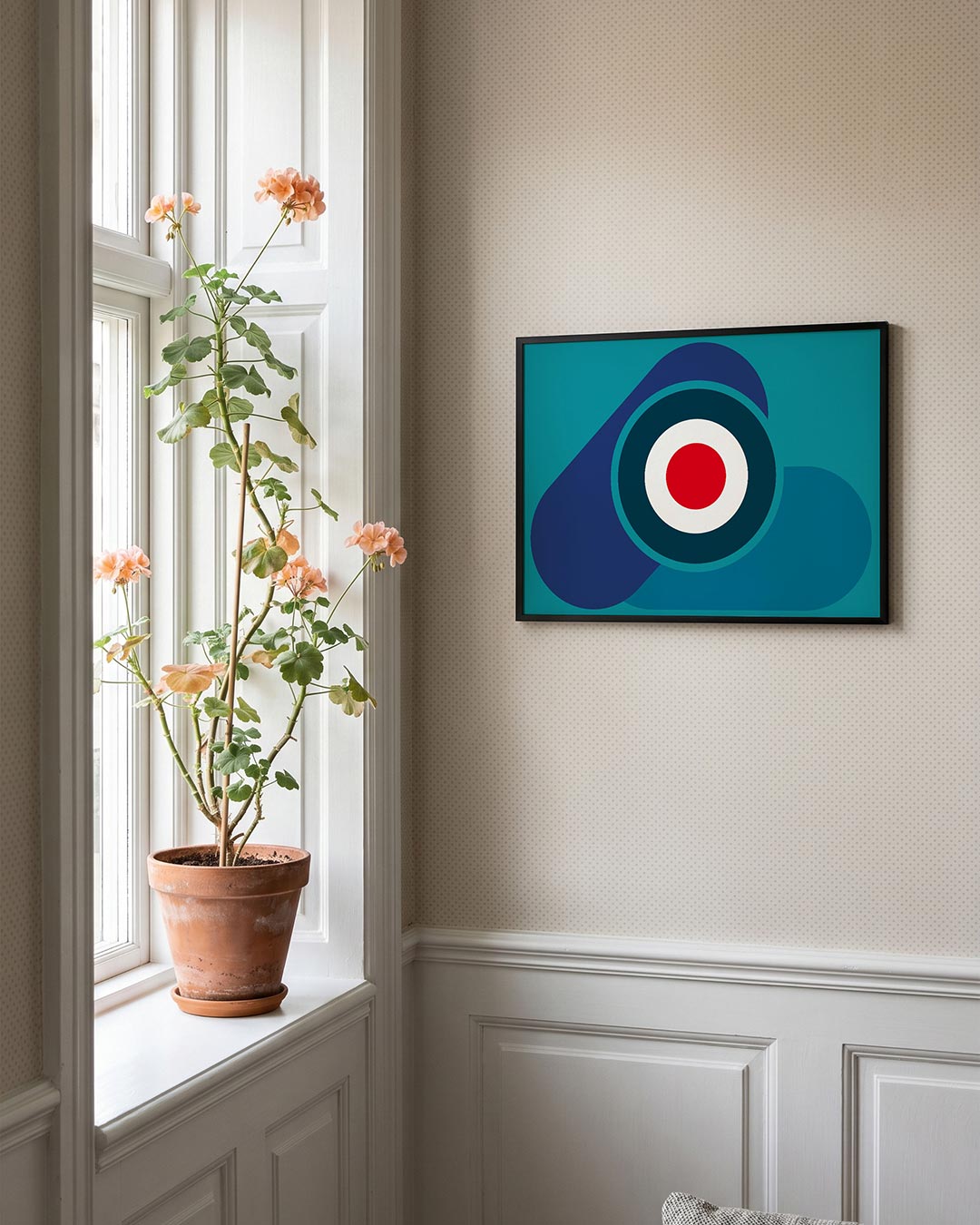 Cirkelvormen en kleur Poster