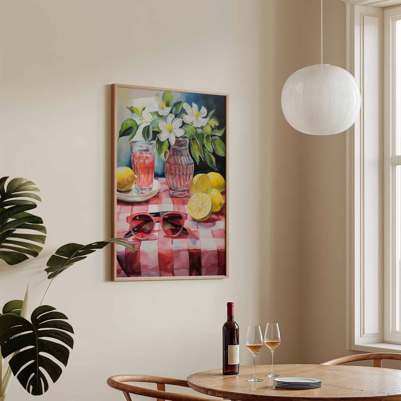 Zomers Tafereel met Citruskracht Poster