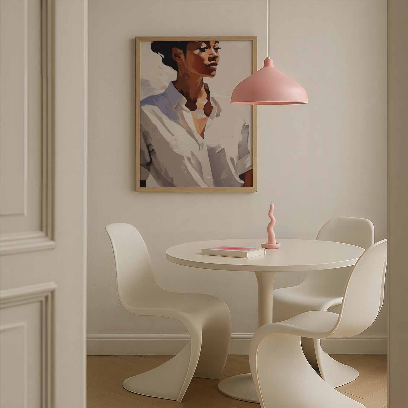 Elegante Vrouwenportret Poster