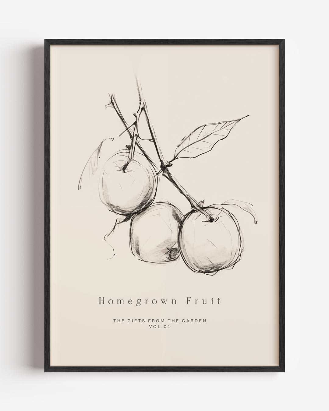 Homegrown Fruit Kunstposter-WallArtistic