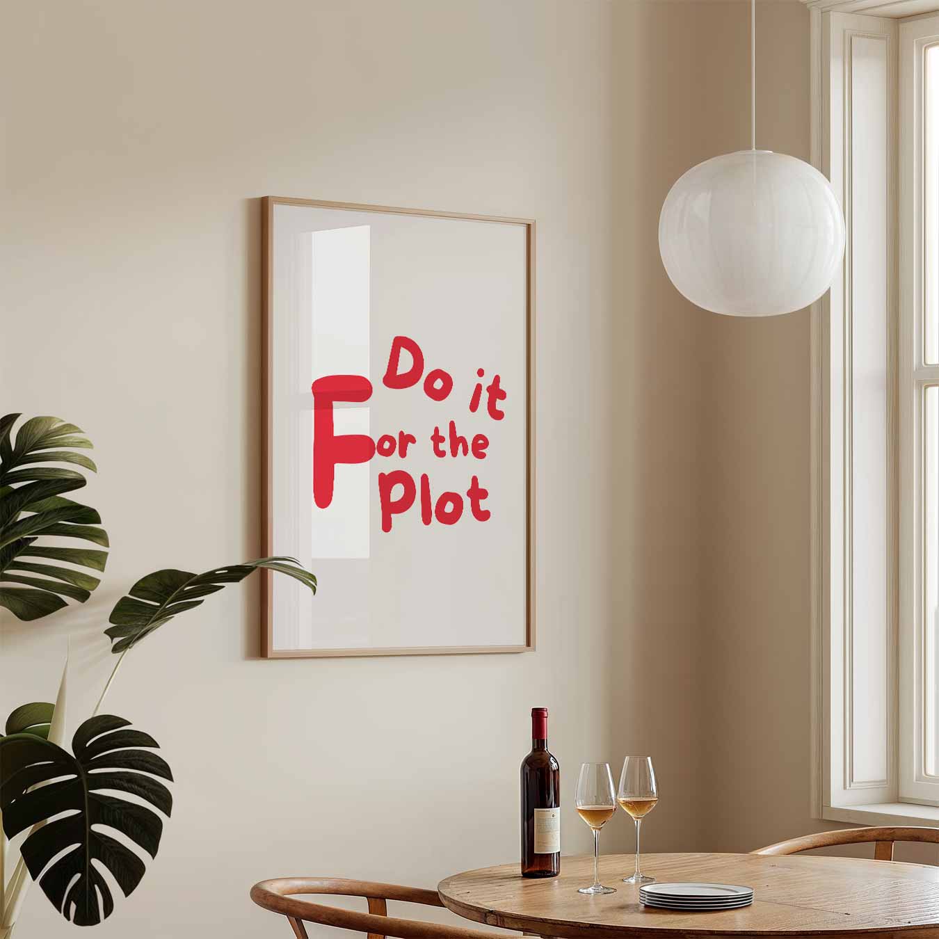 Inspirerende "Do It For The Plot" Poster