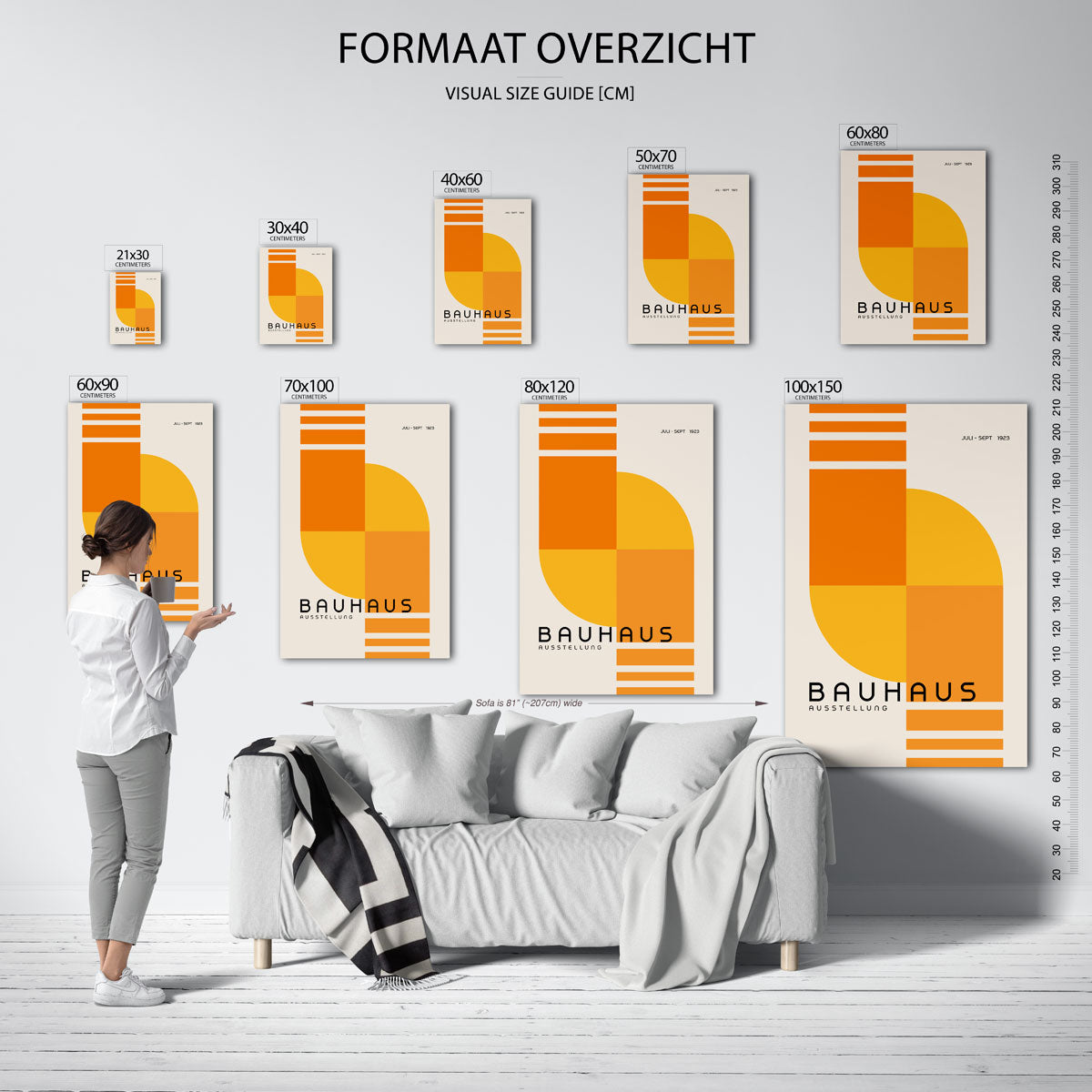 Vorm en kleur Poster